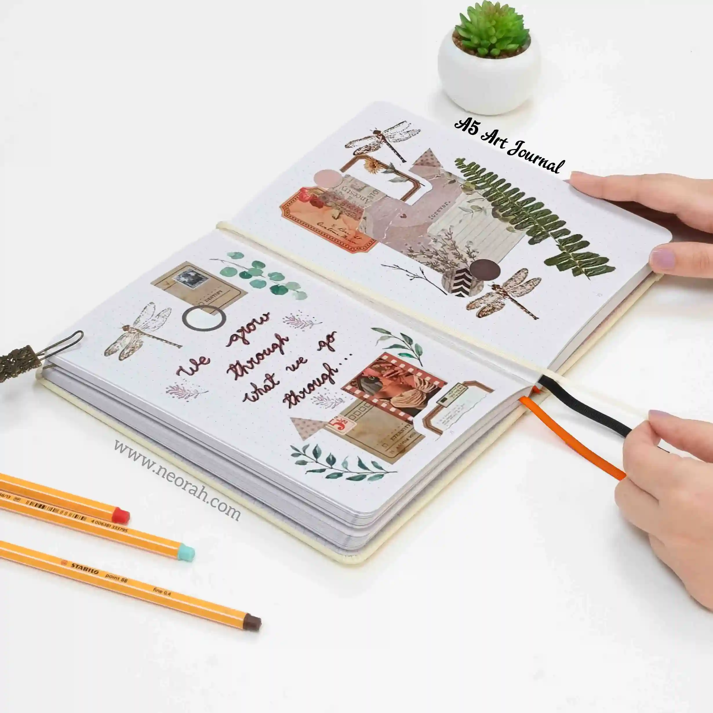 A5 - ART JOURNAL - DOT GRID - 200 GSM - Image 102