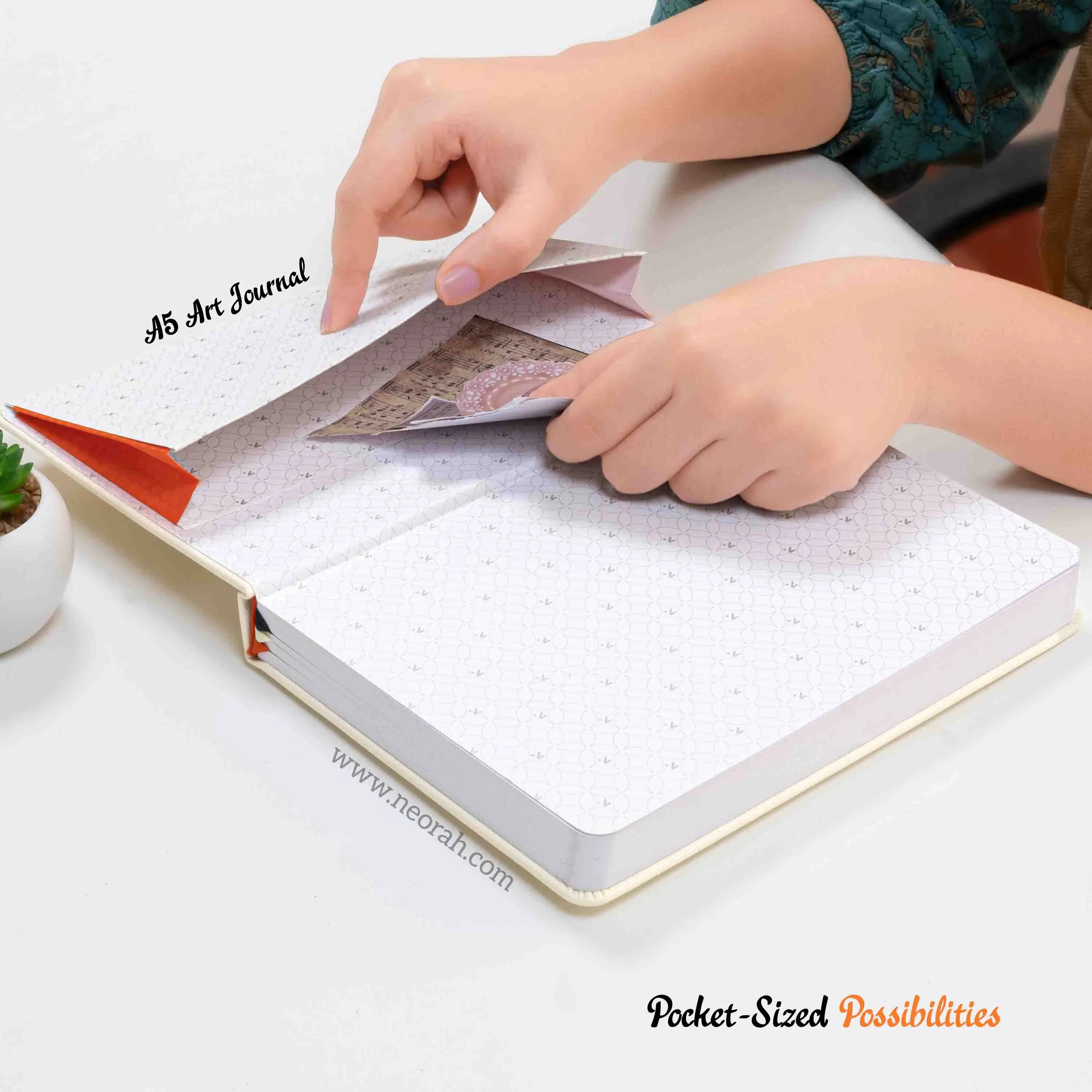 A5 - ART JOURNAL - DOT GRID - 200 GSM - Image 103