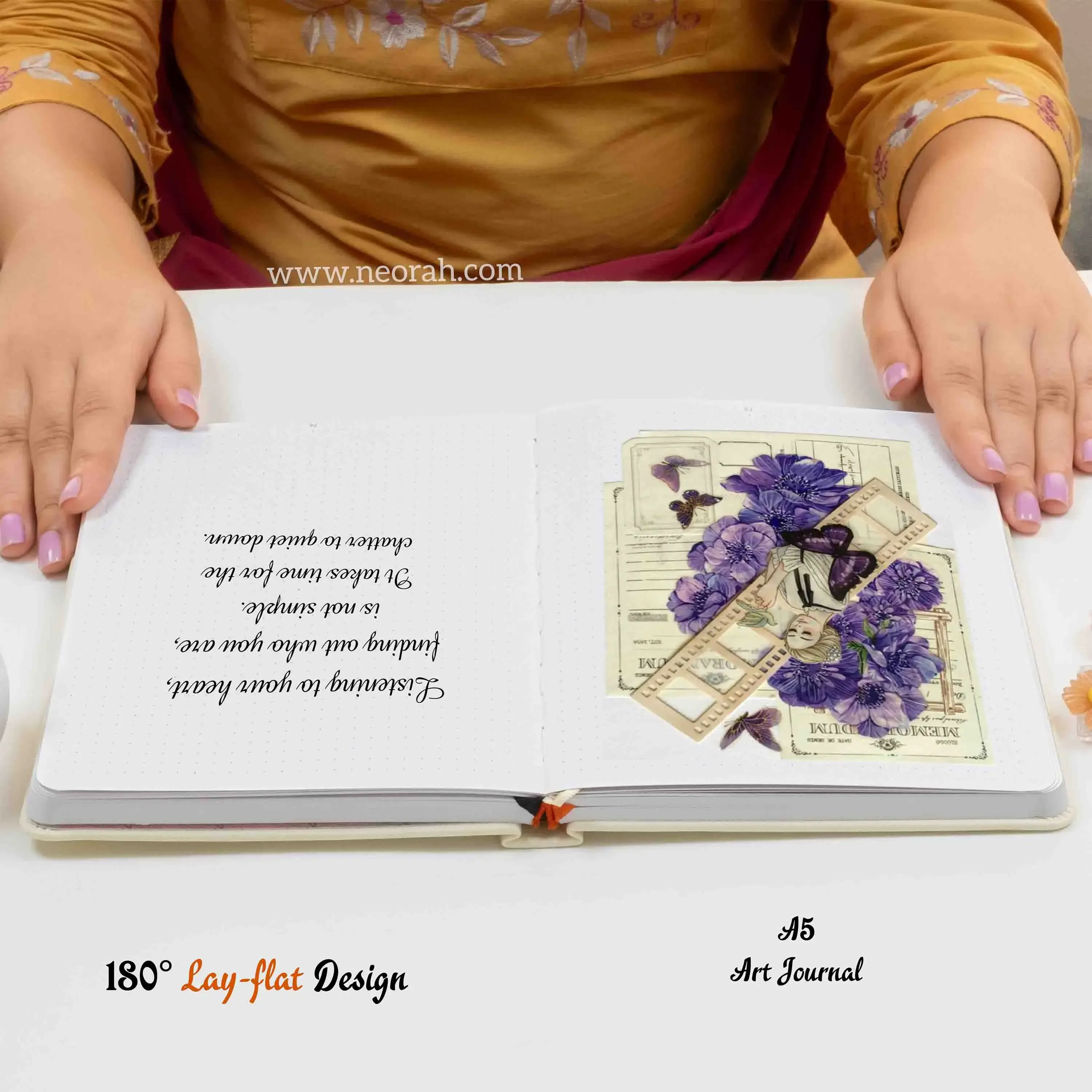 A5 - ART JOURNAL - DOT GRID - 200 GSM - Image 105