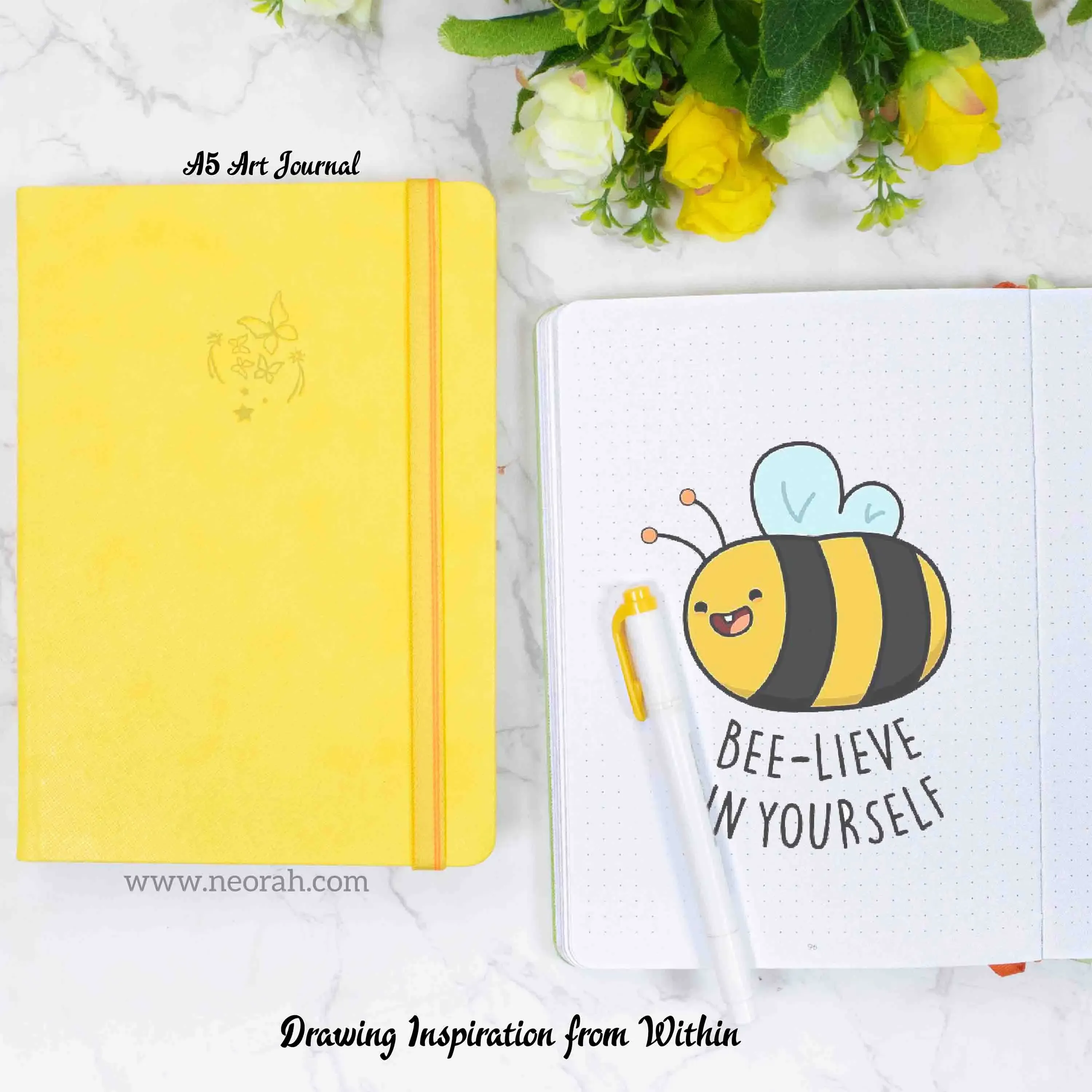 A5 - ART JOURNAL - DOT GRID - 200 GSM - Image 12