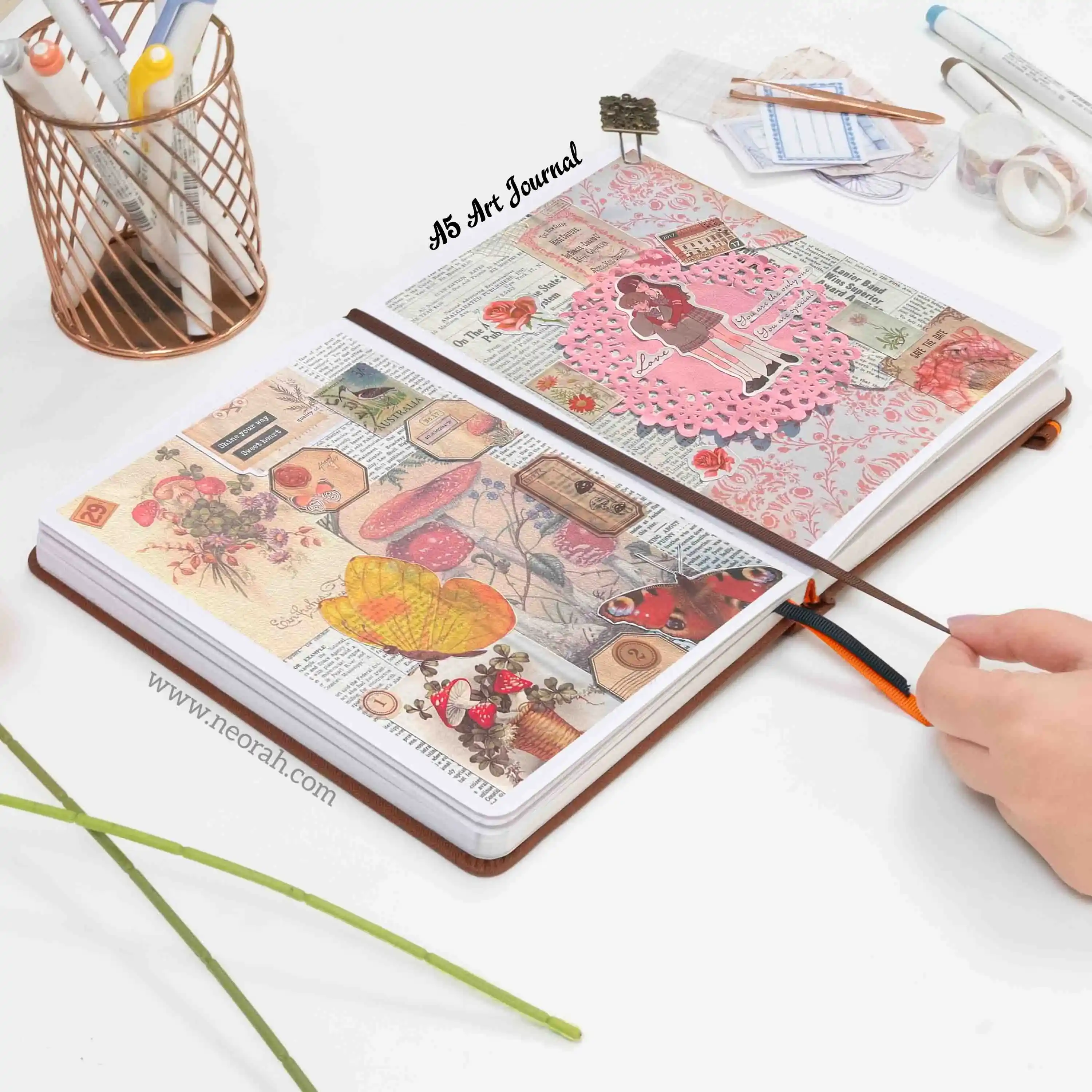 A5 - ART JOURNAL - DOT GRID - 200 GSM - Image 121