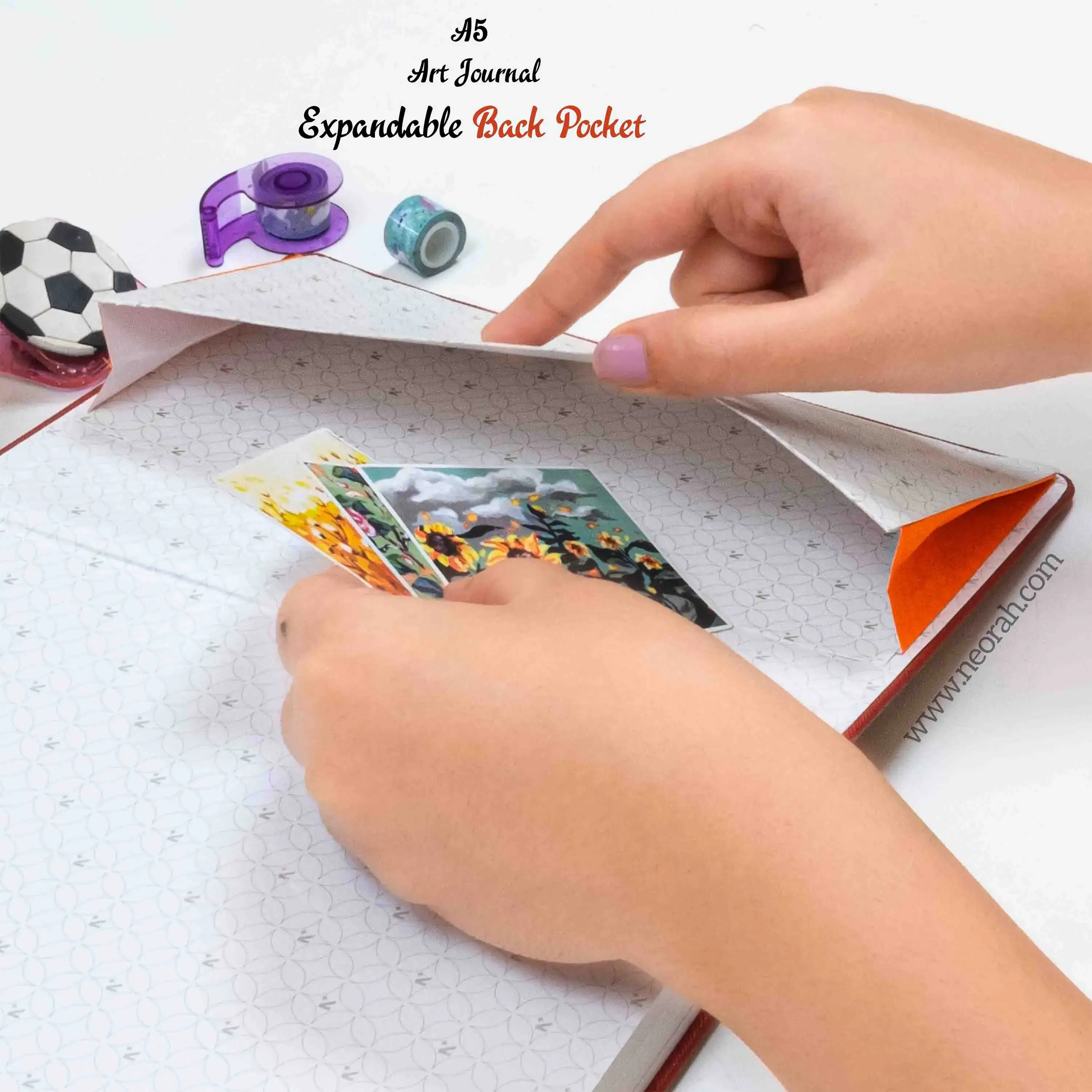 A5 - ART JOURNAL - DOT GRID - 200 GSM - Image 122