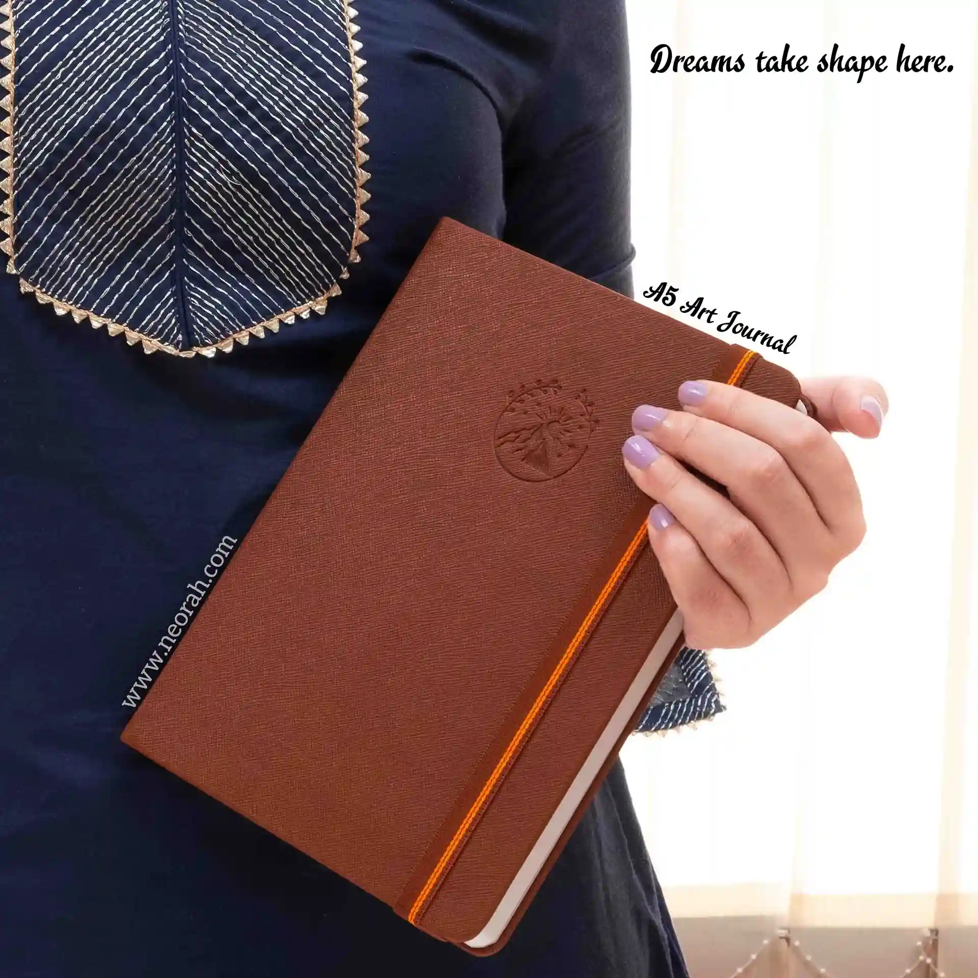 A5 - ART JOURNAL - DOT GRID - 200 GSM - Image 126