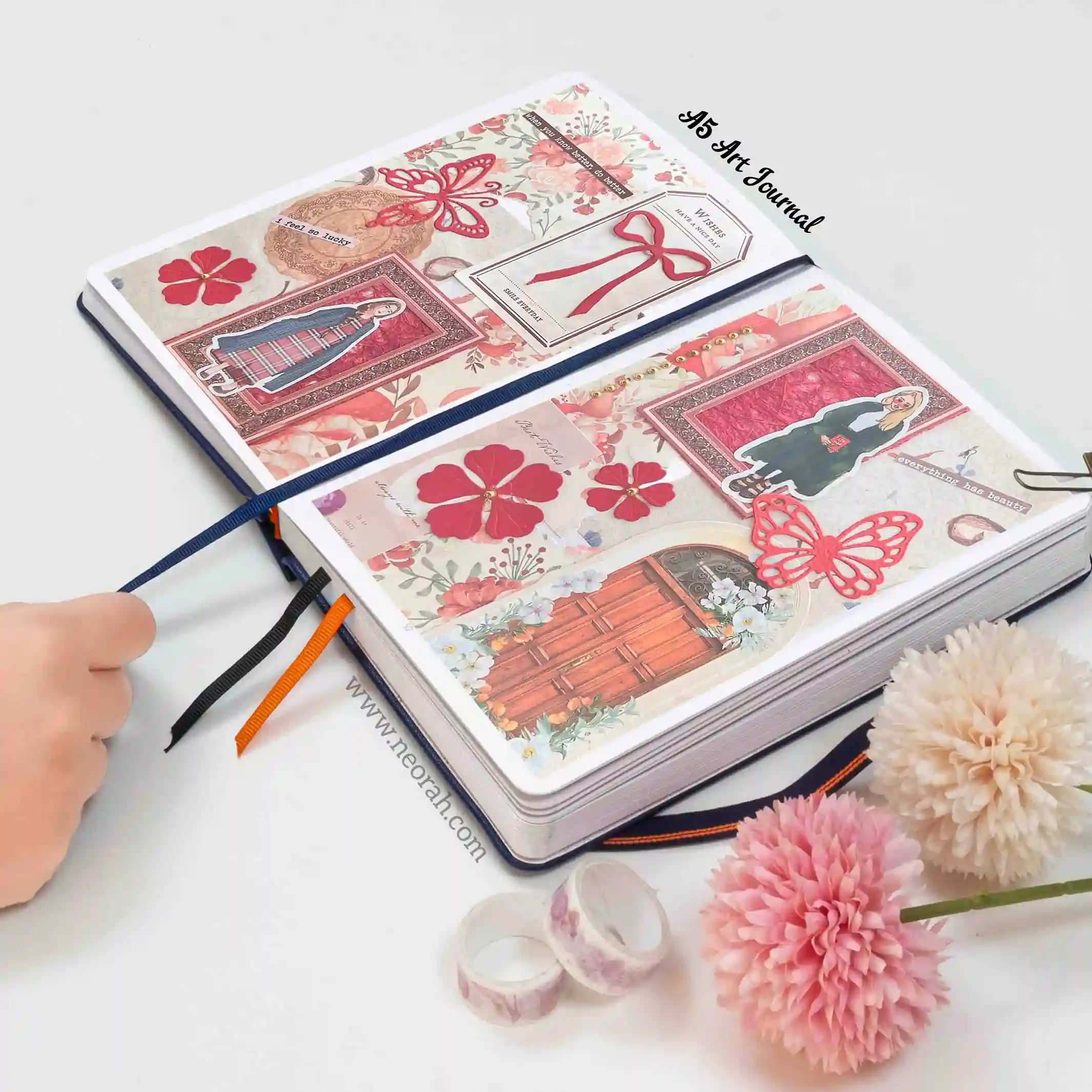 A5 - ART JOURNAL - DOT GRID - 200 GSM - Image 134