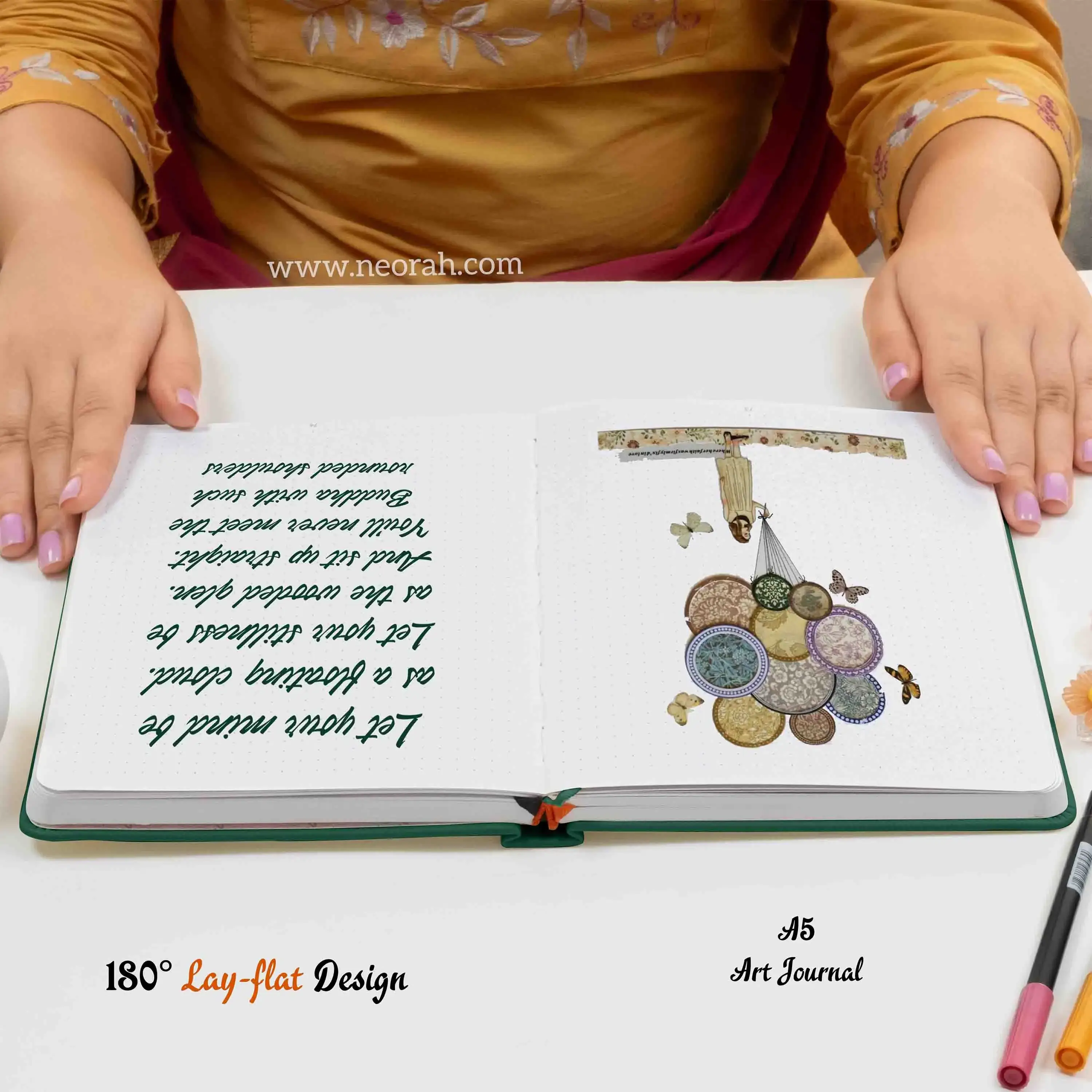 A5 - ART JOURNAL - DOT GRID - 200 GSM - Image 149