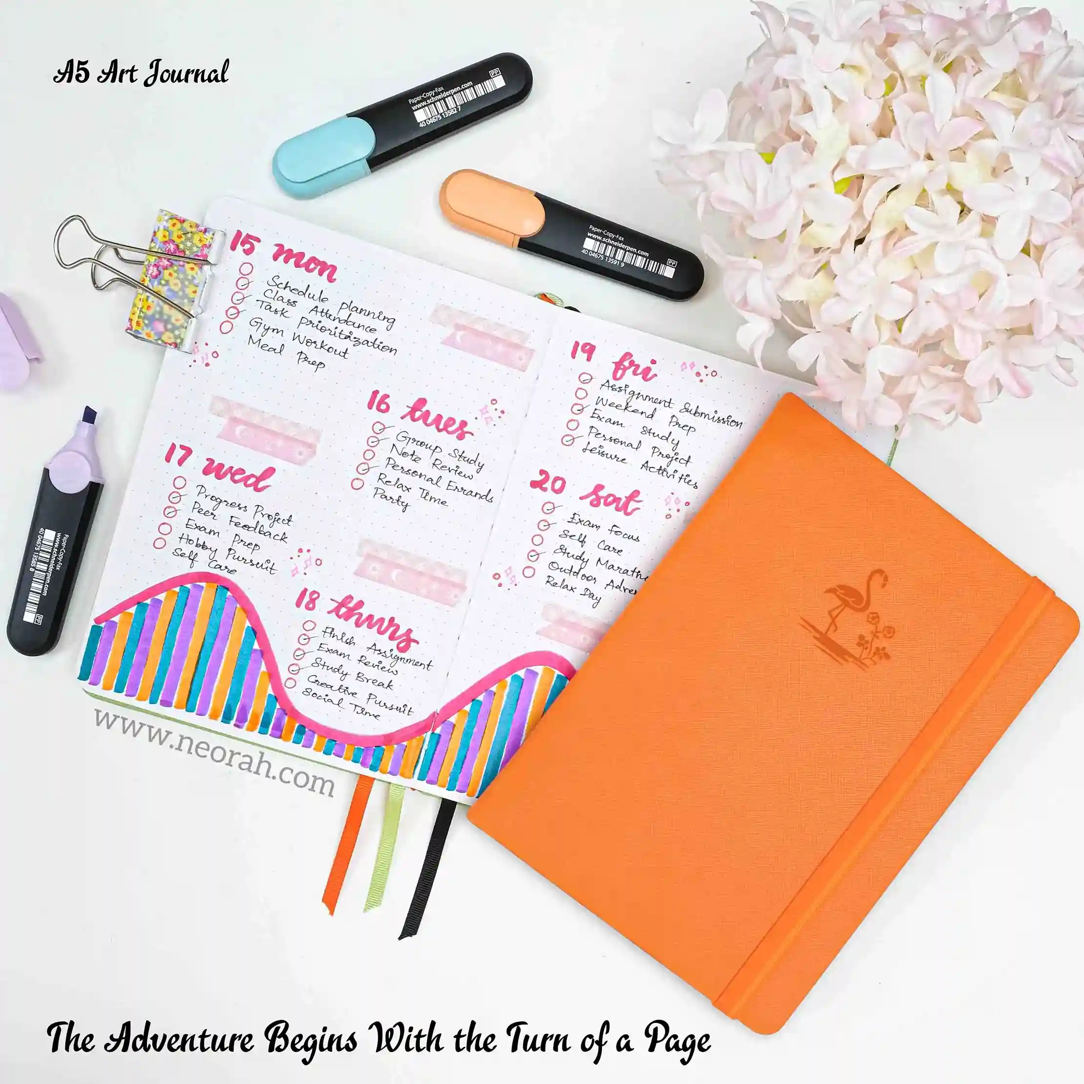 A5 - ART JOURNAL - DOT GRID - 200 GSM - Image 163