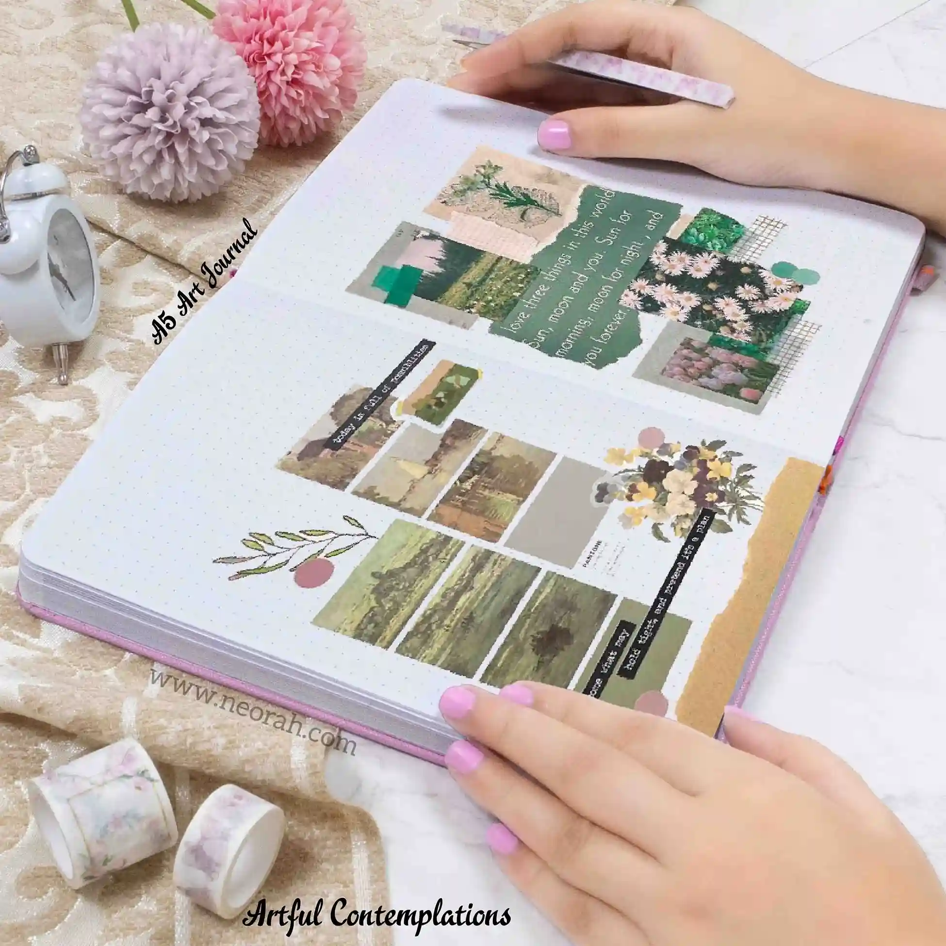 A5 - ART JOURNAL - DOT GRID - 200 GSM - Image 23