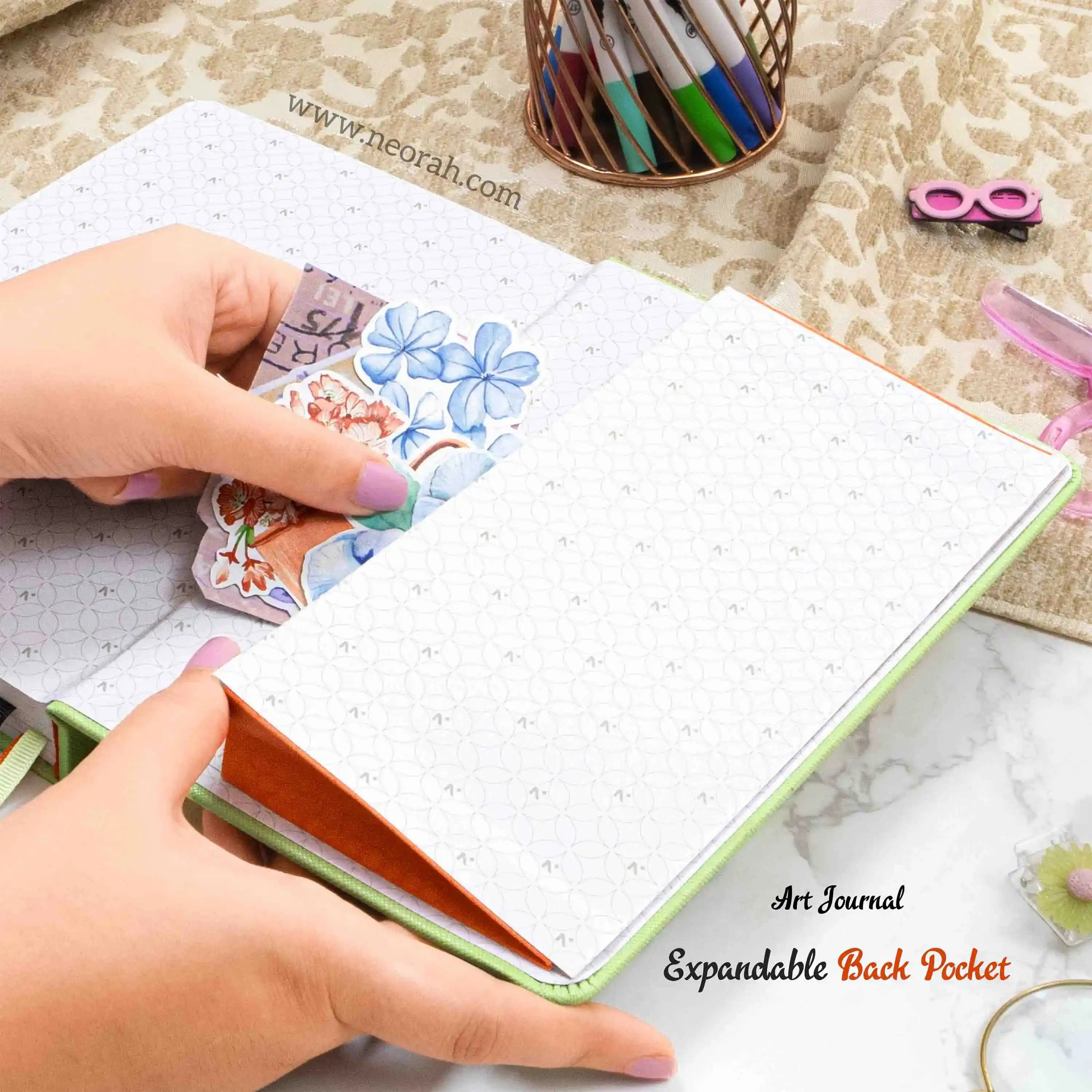A5 - ART JOURNAL - DOT GRID - 200 GSM - Image 37