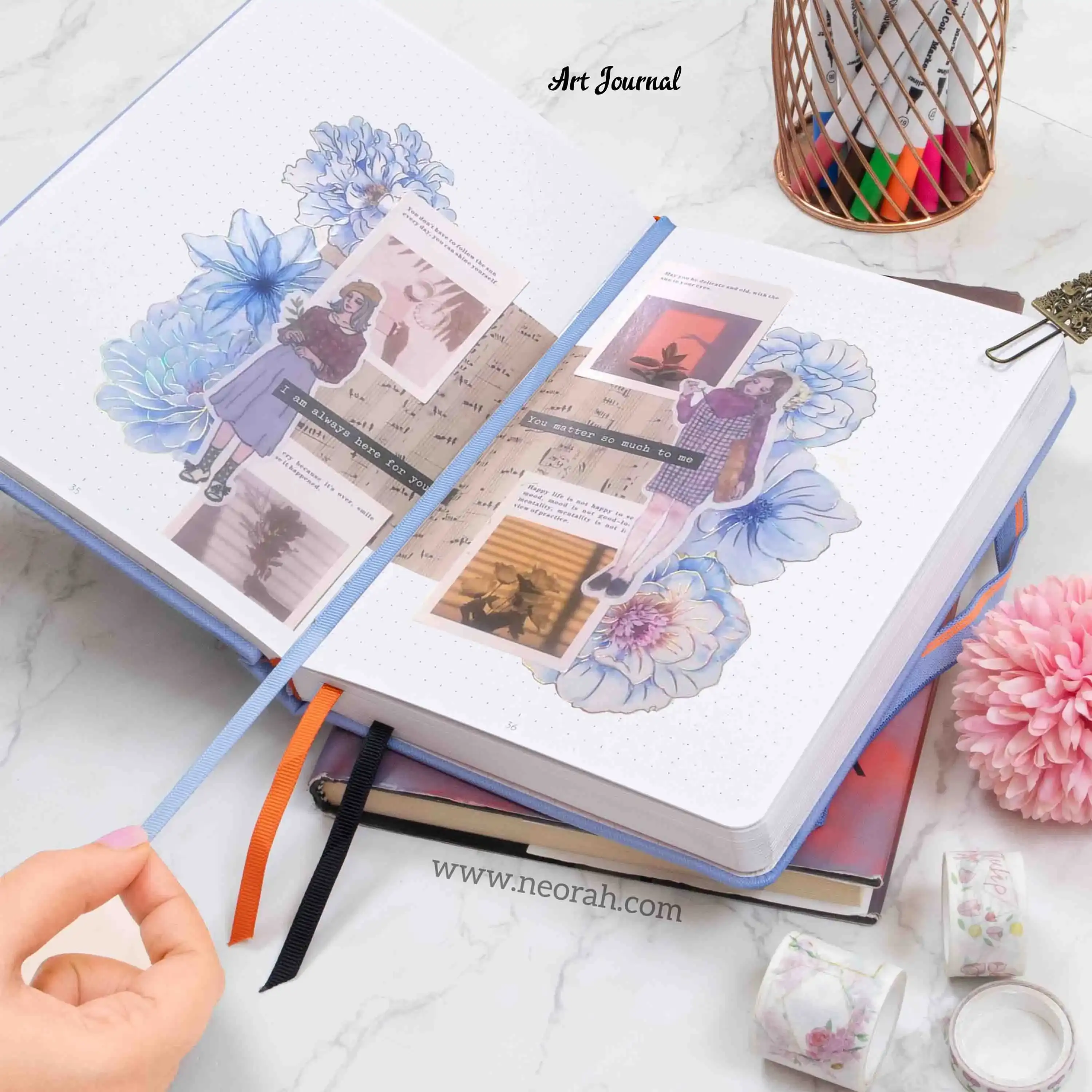 A5 - ART JOURNAL - DOT GRID - 200 GSM - Image 52