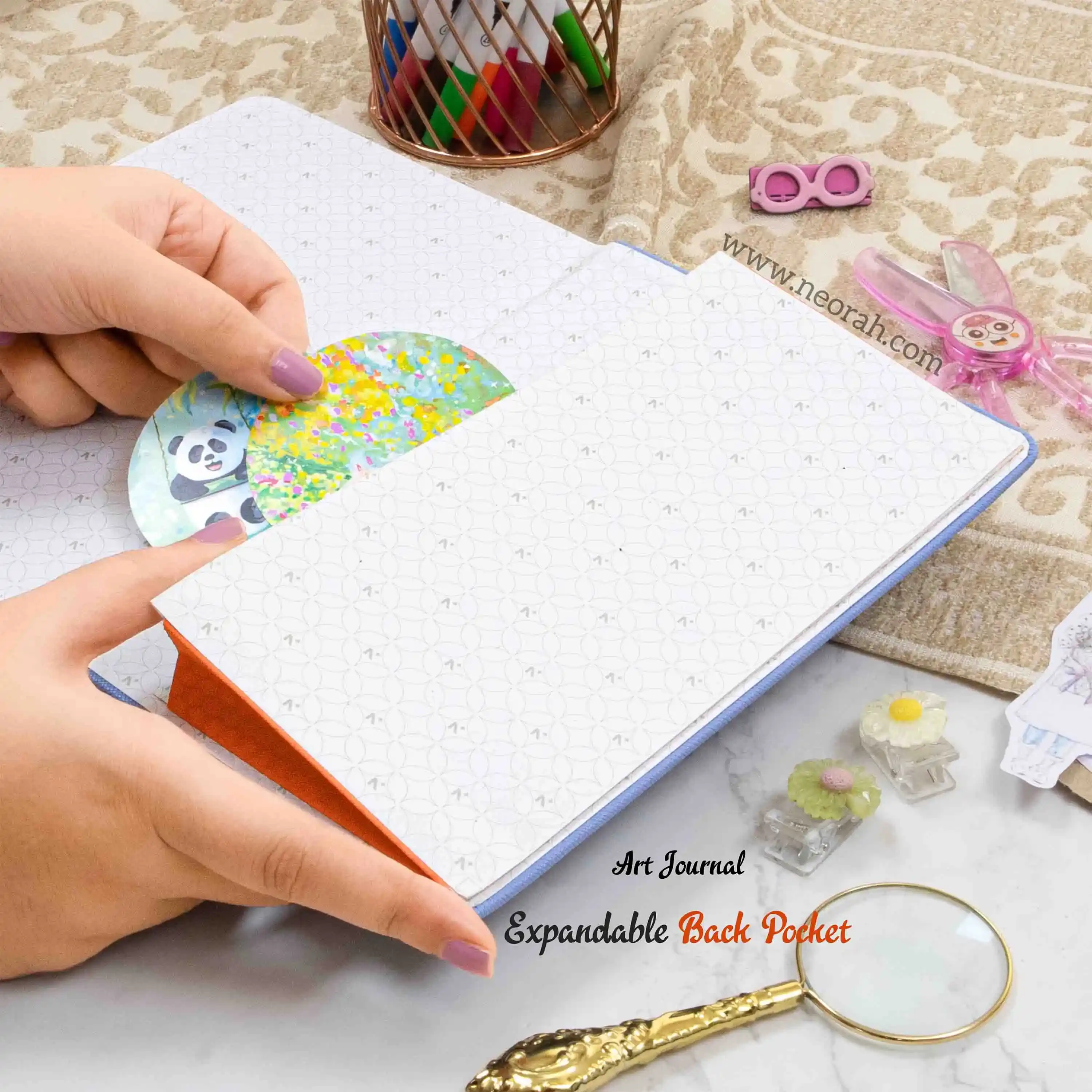 A5 - ART JOURNAL - DOT GRID - 200 GSM - Image 53