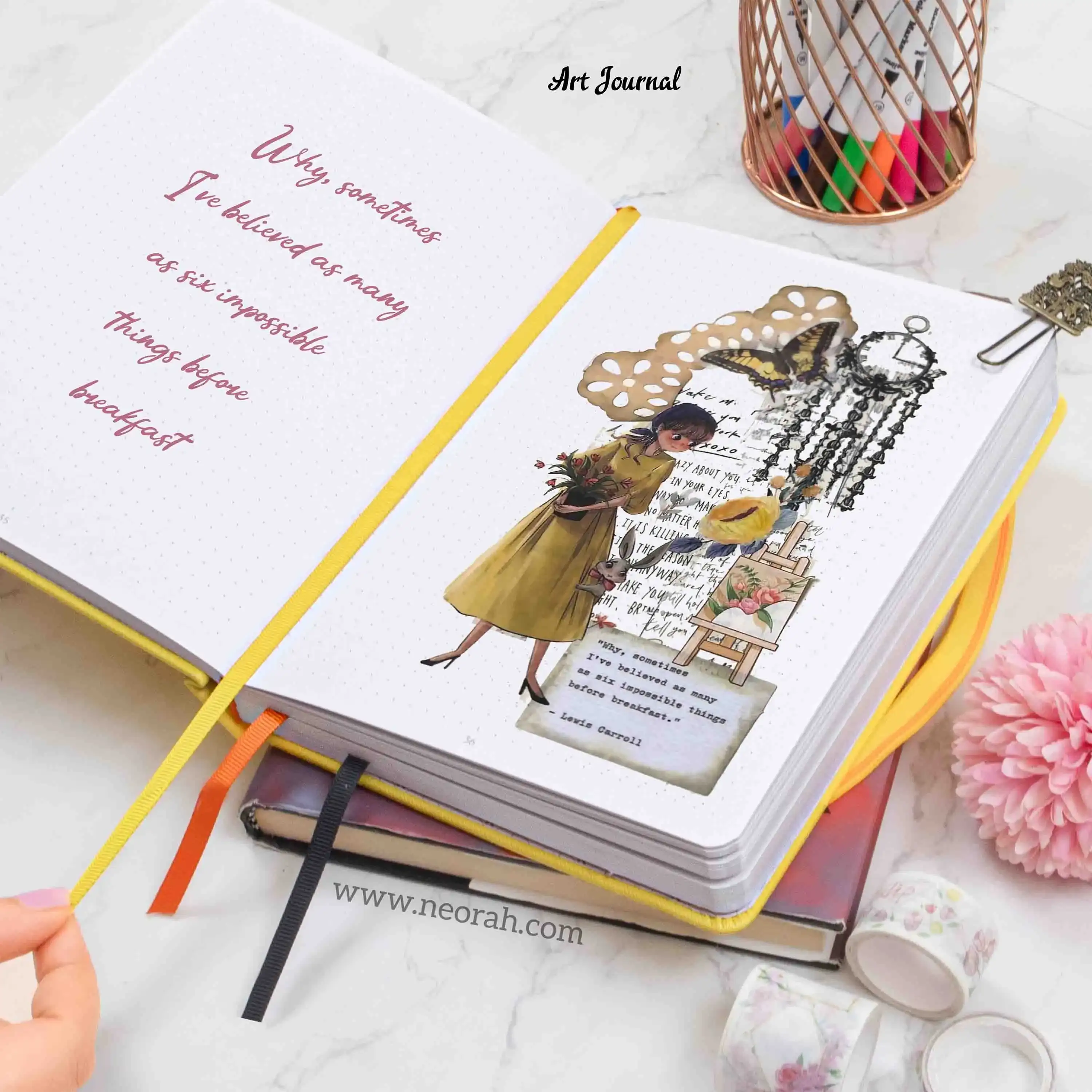 A5 - ART JOURNAL - DOT GRID - 200 GSM - Image 6