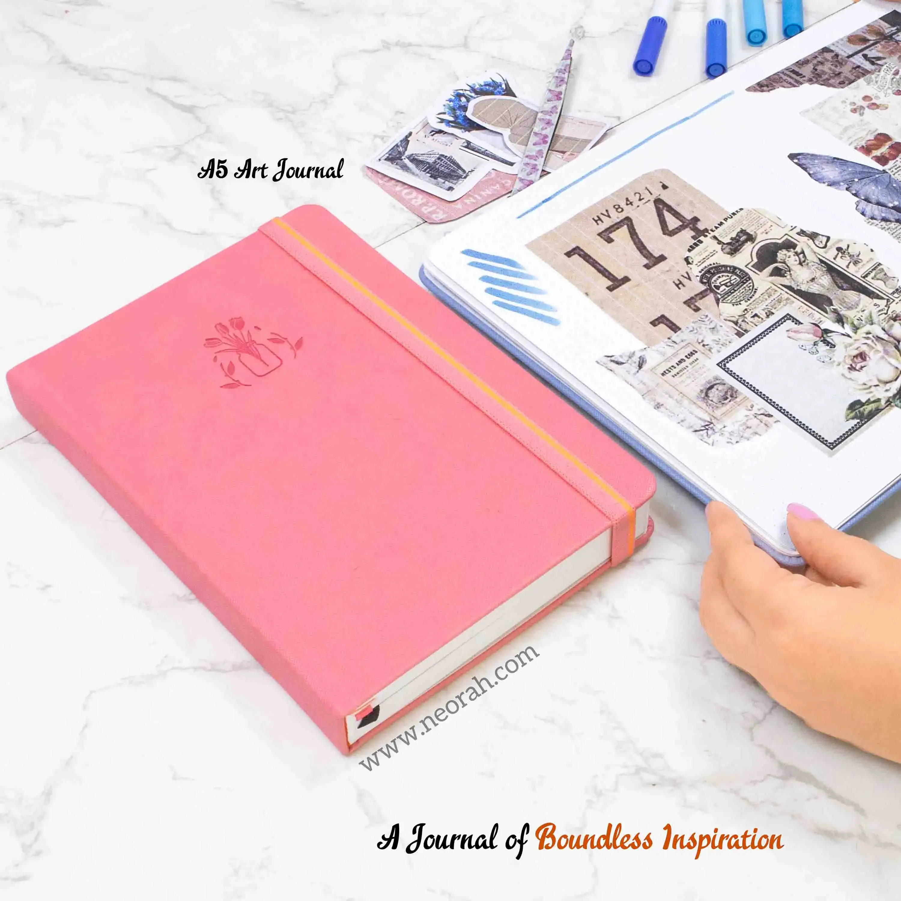 A5 - ART JOURNAL - DOT GRID - 200 GSM - Image 74