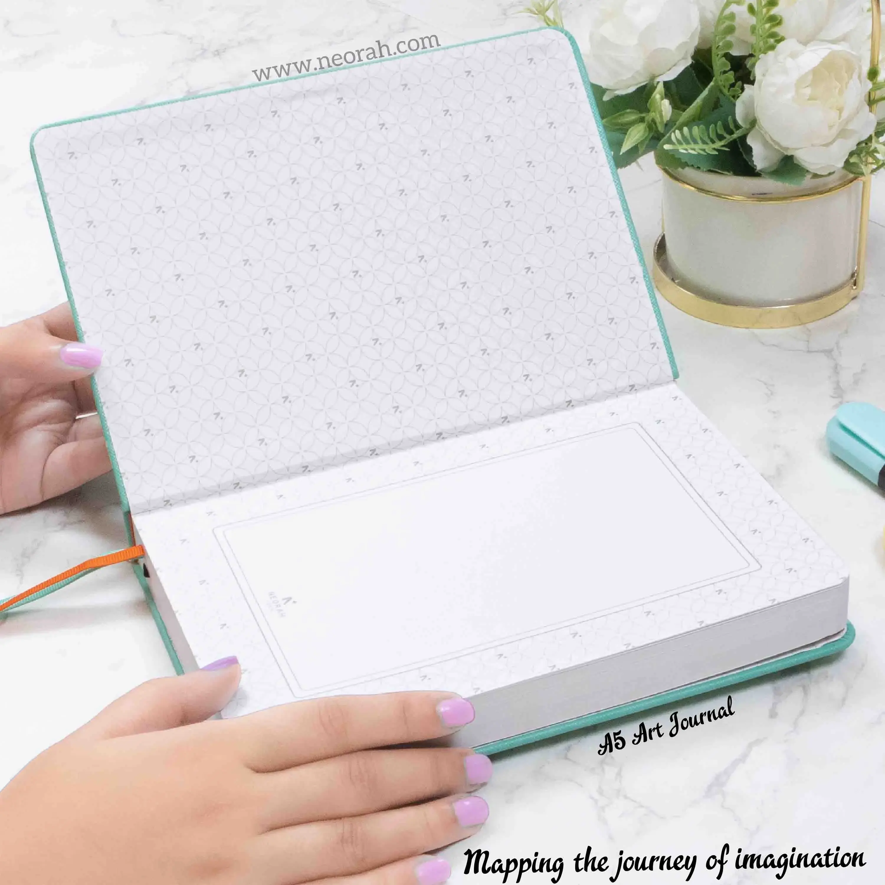 A5 - ART JOURNAL - DOT GRID - 200 GSM - Image 89