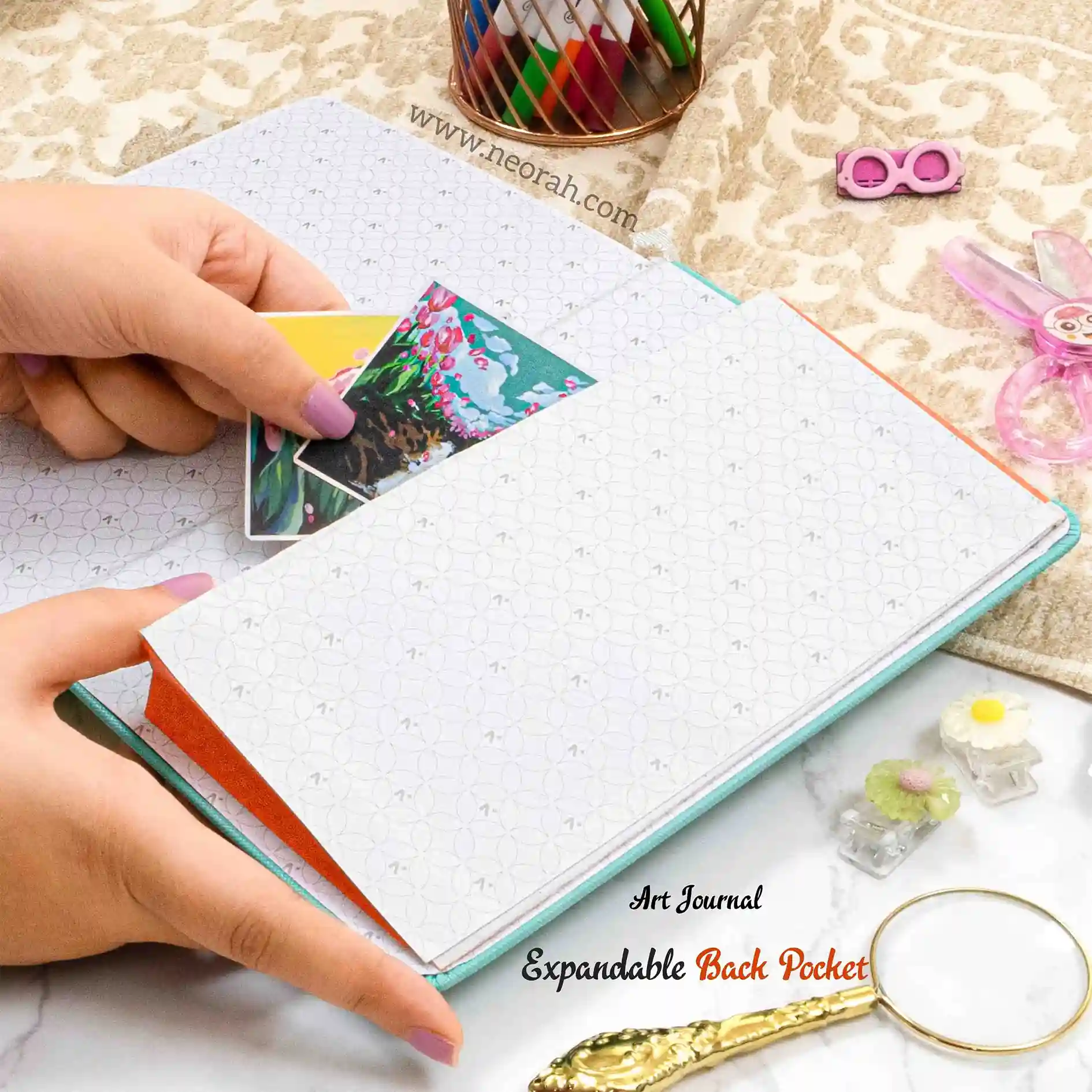 A5 - ART JOURNAL - DOT GRID - 200 GSM - Image 91
