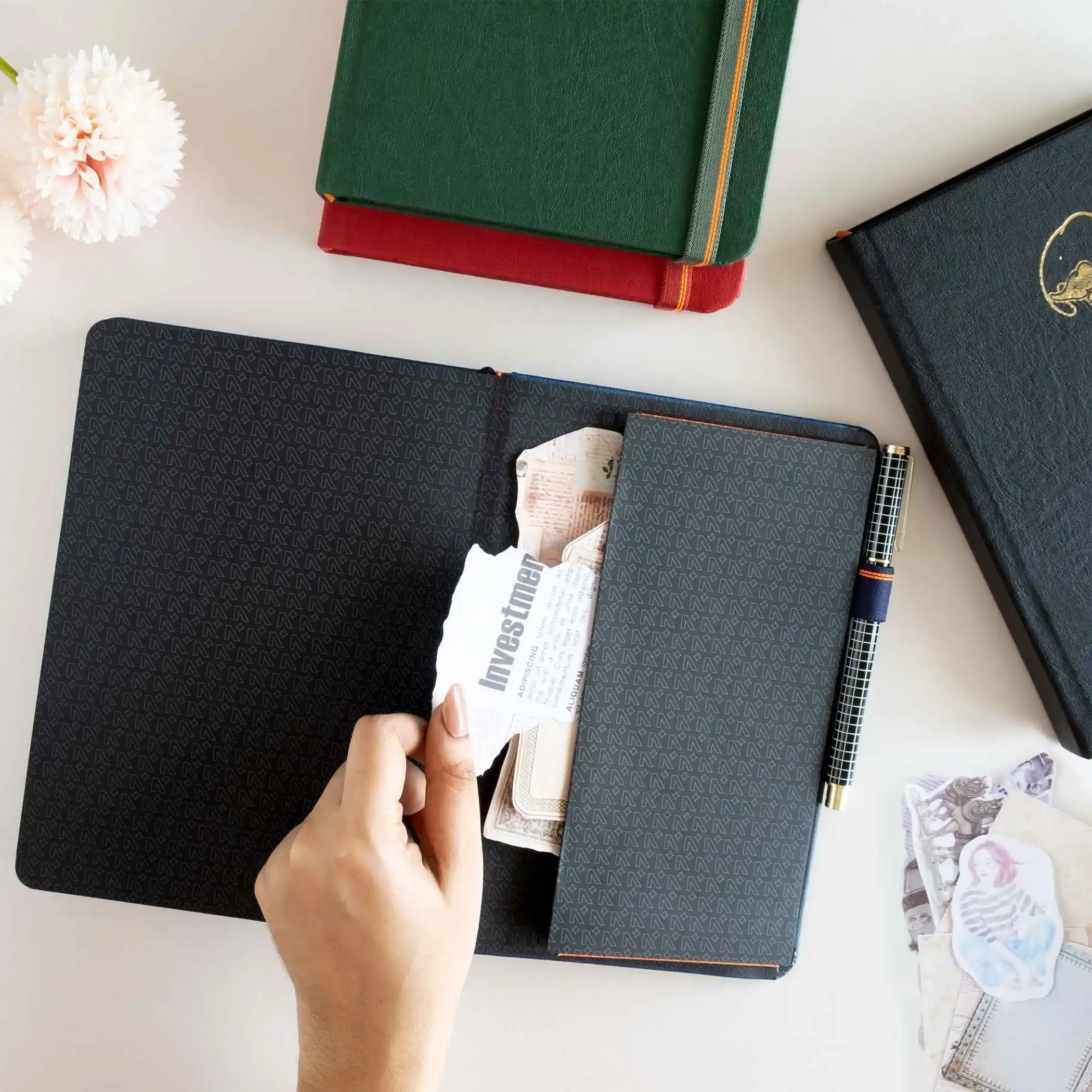 A5 - BLACK OUT JOURNAL - DOT GRID - 250 GSM - Image 12