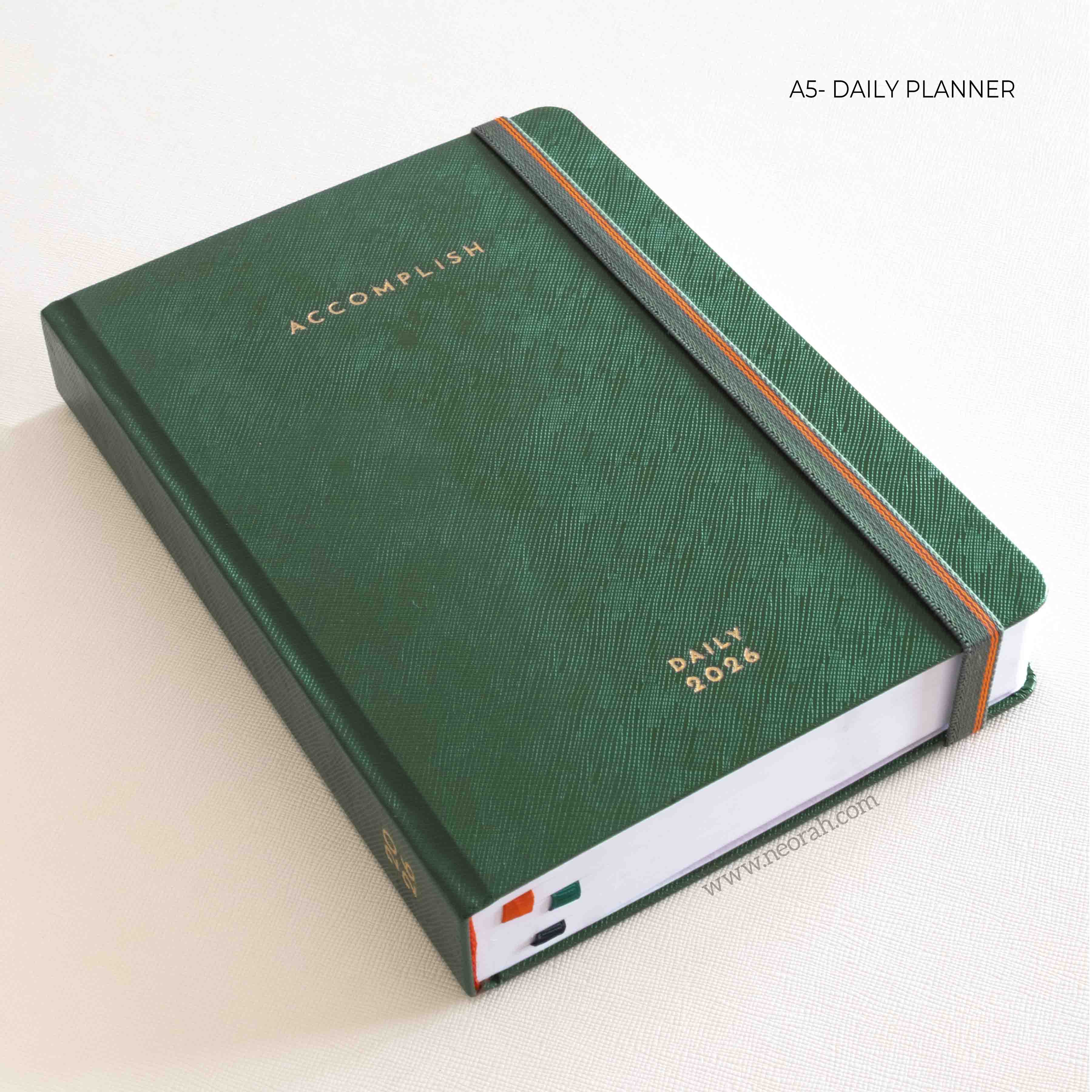 A5 - 2026 - DAILY PLANNER - HARD COVER - Image 68