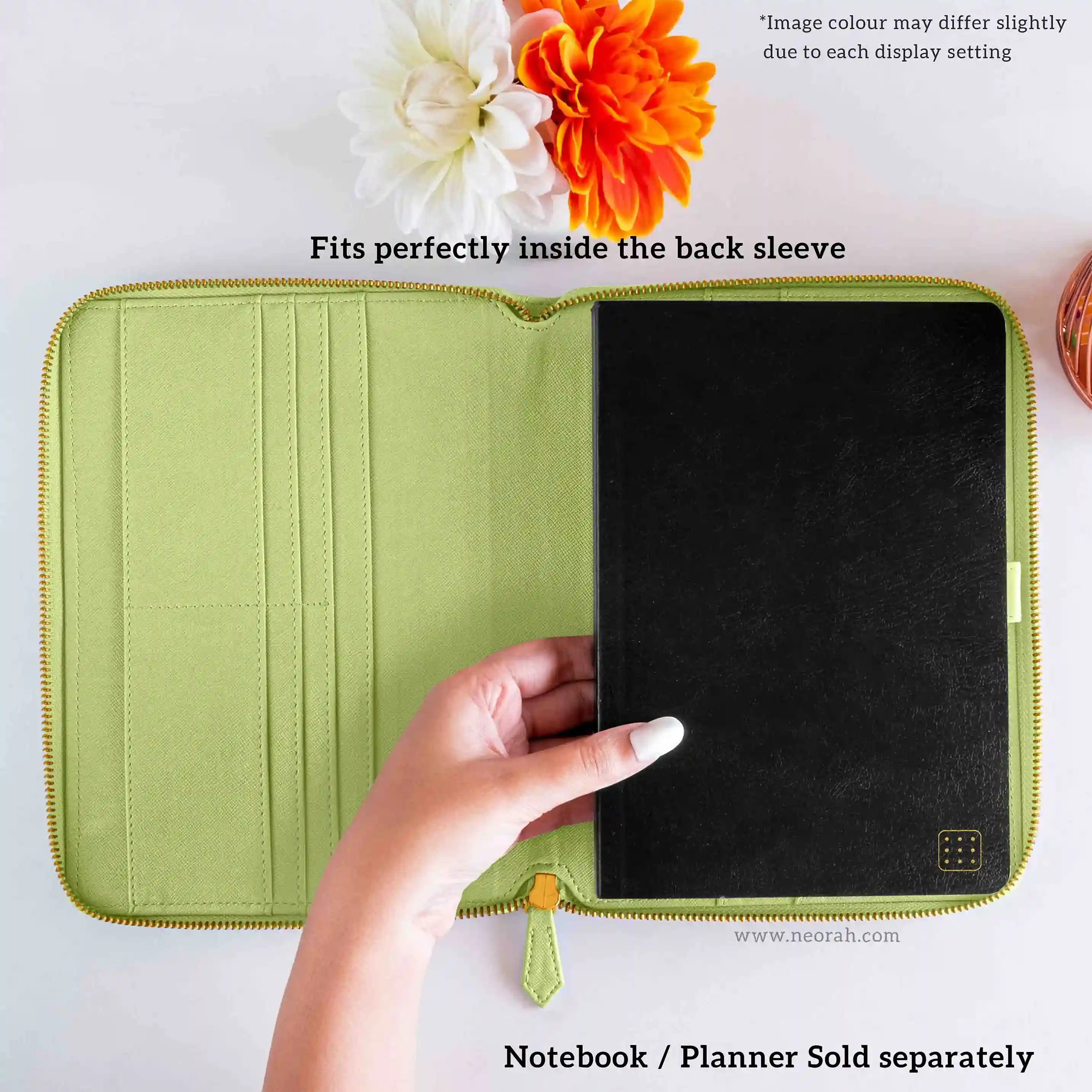 A5 - REFILLABLE QUILTED ORGANISER SLEEVE - ZIP - Image 111
