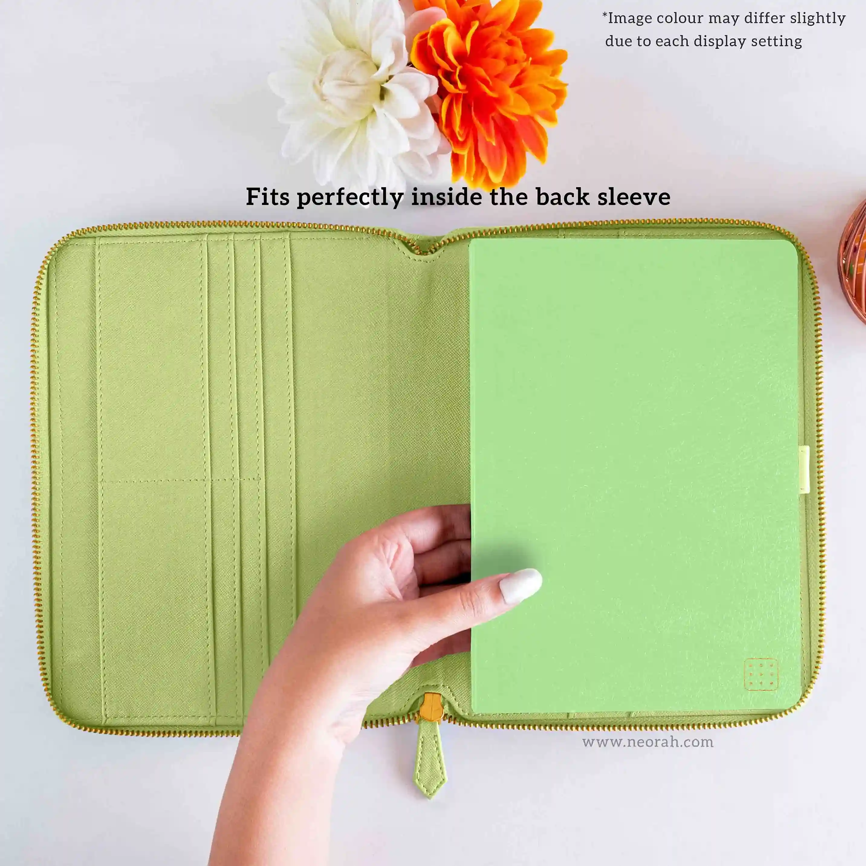 A5 - REFILLABLE QUILTED ORGANISER SLEEVE - ZIP - Image 118
