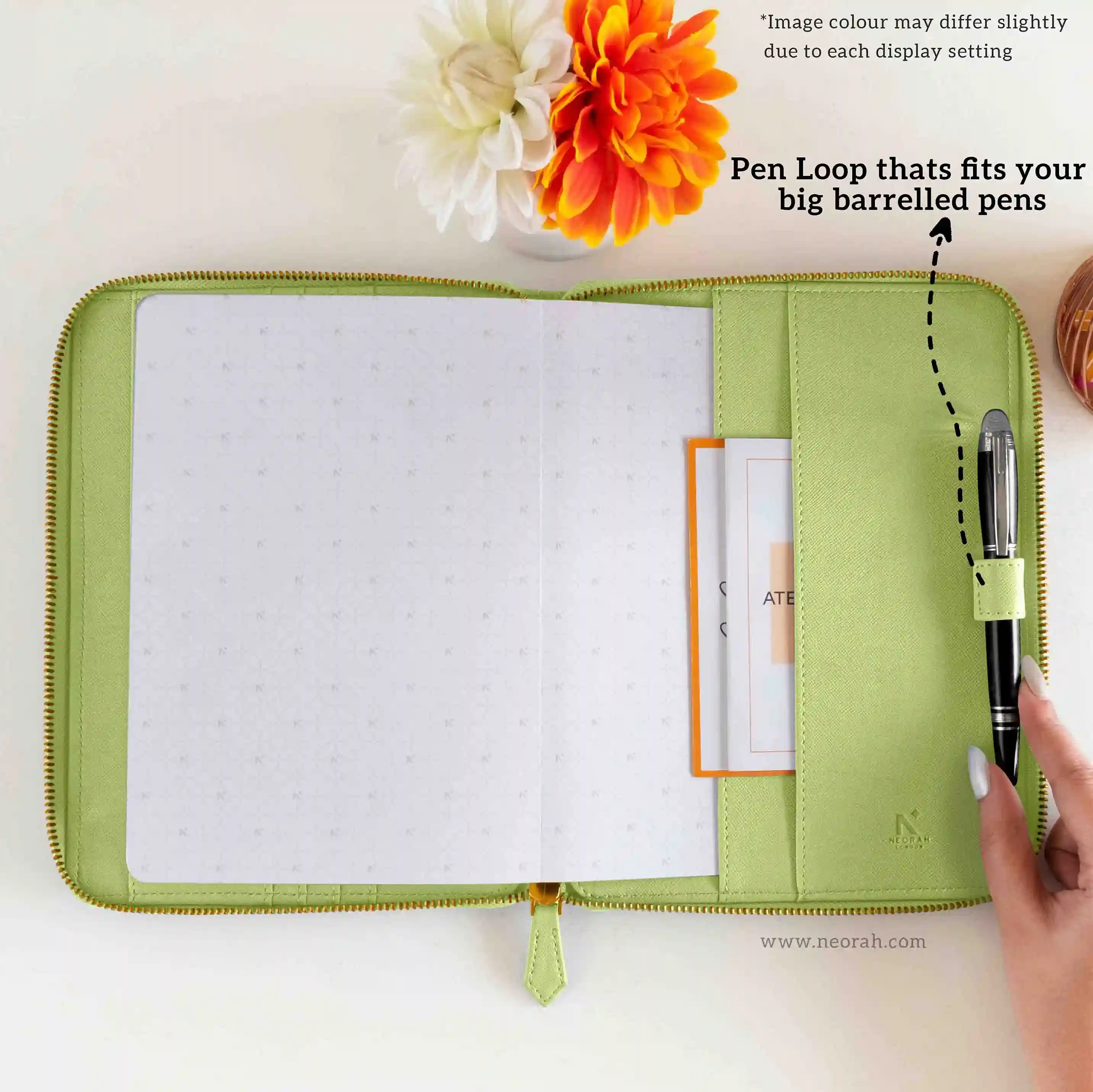 A5 - REFILLABLE QUILTED ORGANISER SLEEVE - ZIP - Image 122