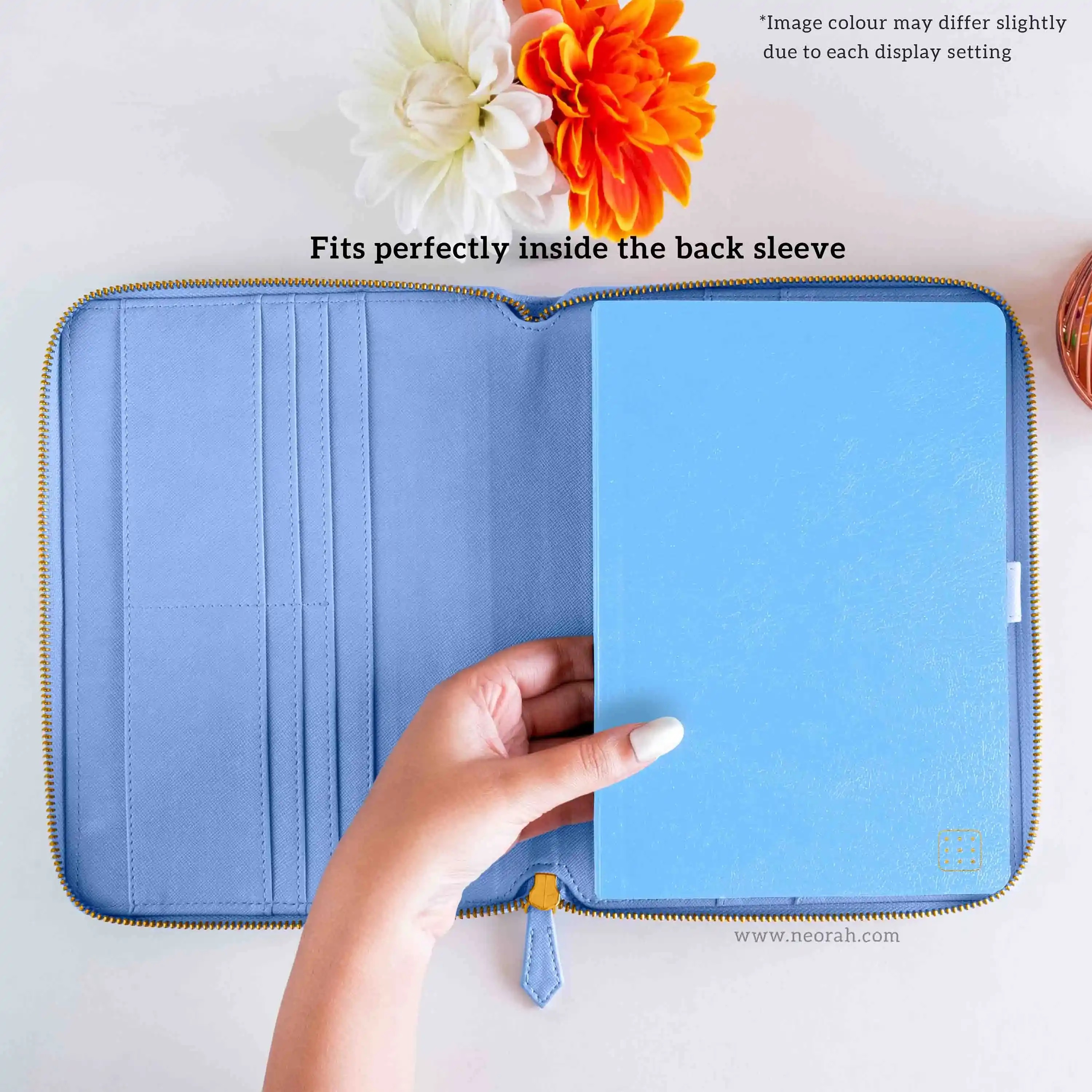 A5 - REFILLABLE QUILTED ORGANISER SLEEVE - ZIP - Image 132