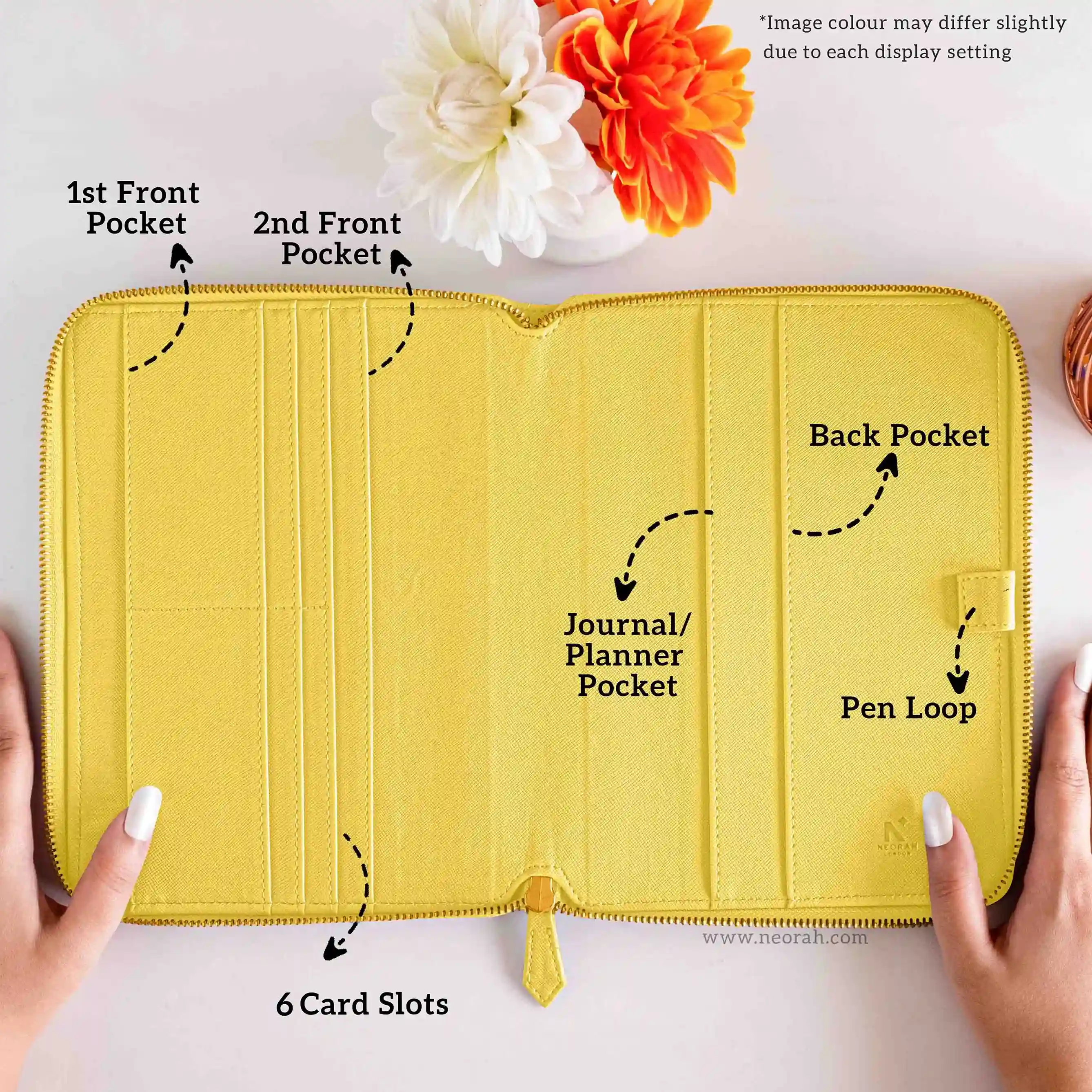 A5 - REFILLABLE QUILTED ORGANISER SLEEVE - ZIP - Image 141