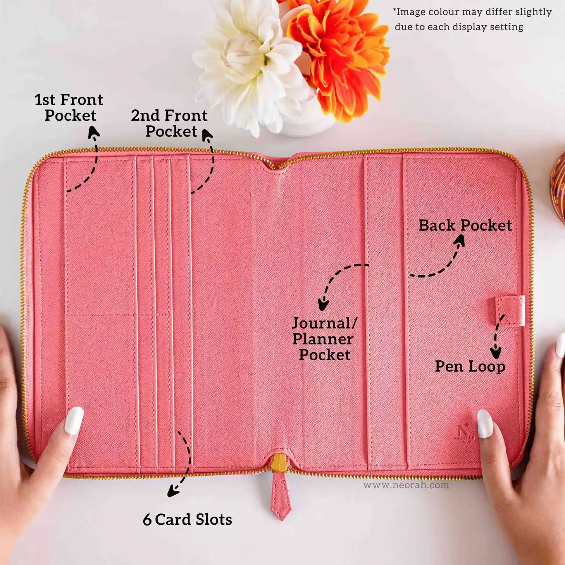 A5 - REFILLABLE QUILTED ORGANISER SLEEVE - ZIP - Image 157