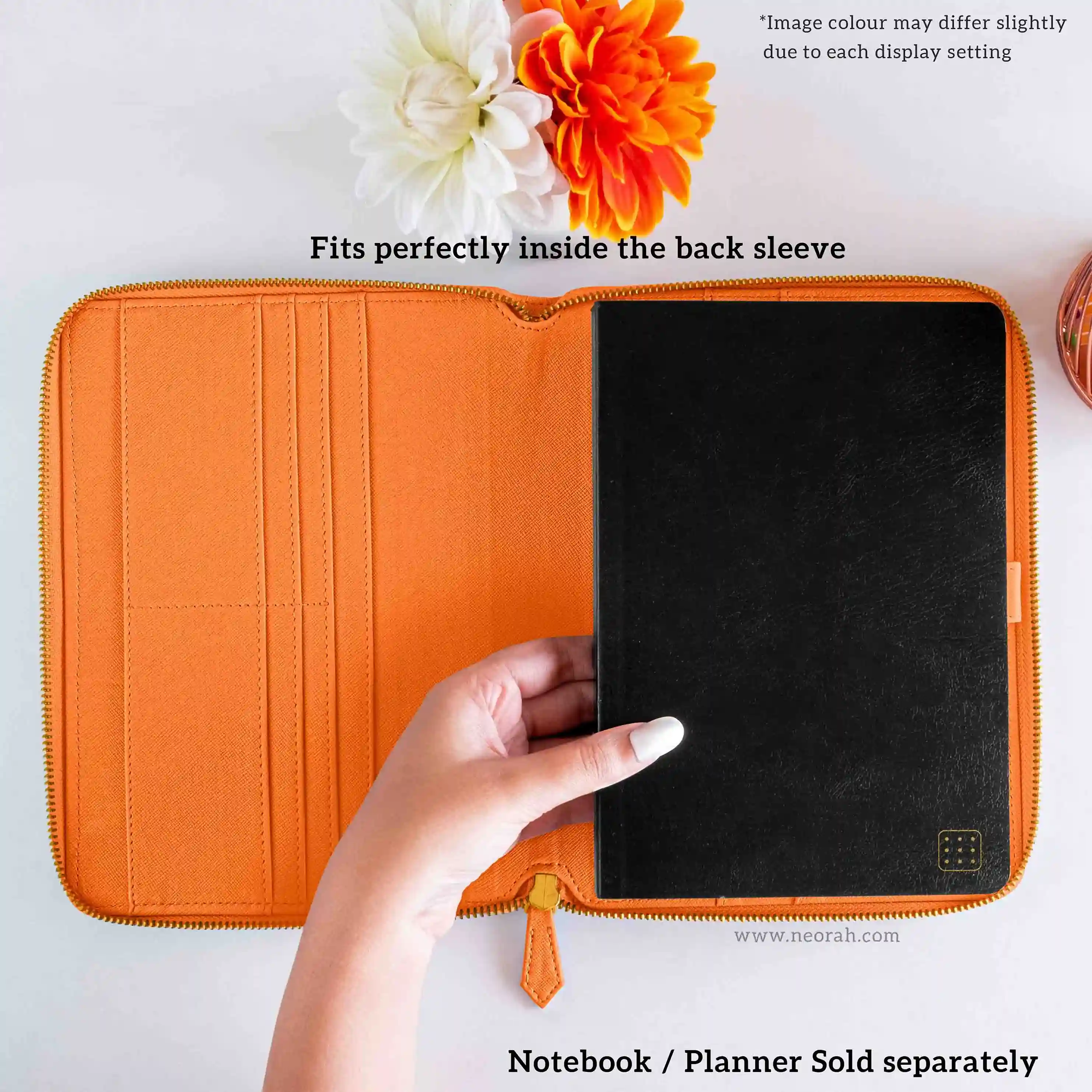A5 - REFILLABLE QUILTED ORGANISER SLEEVE - ZIP - Image 173