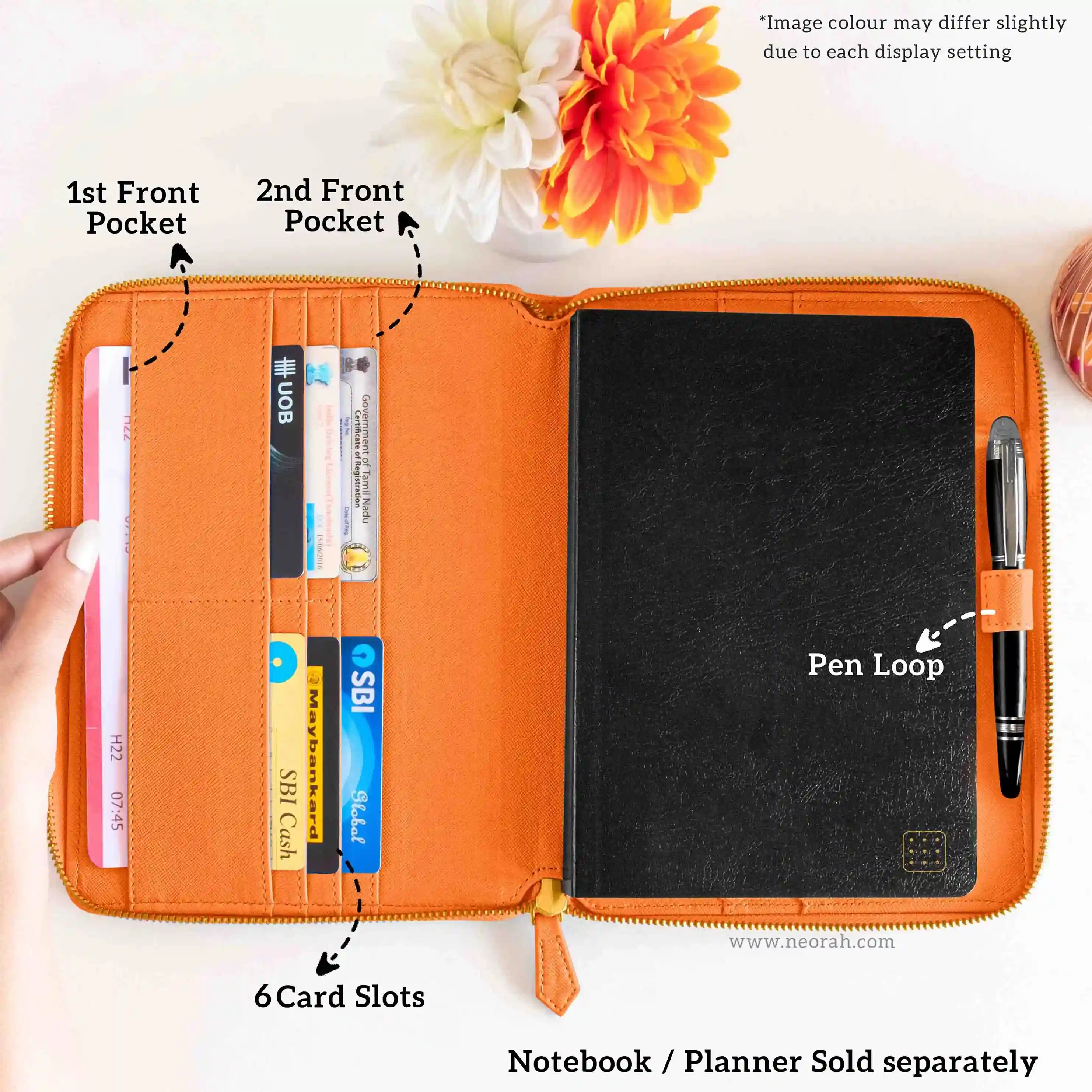 A5 - REFILLABLE QUILTED ORGANISER SLEEVE - ZIP - Image 174