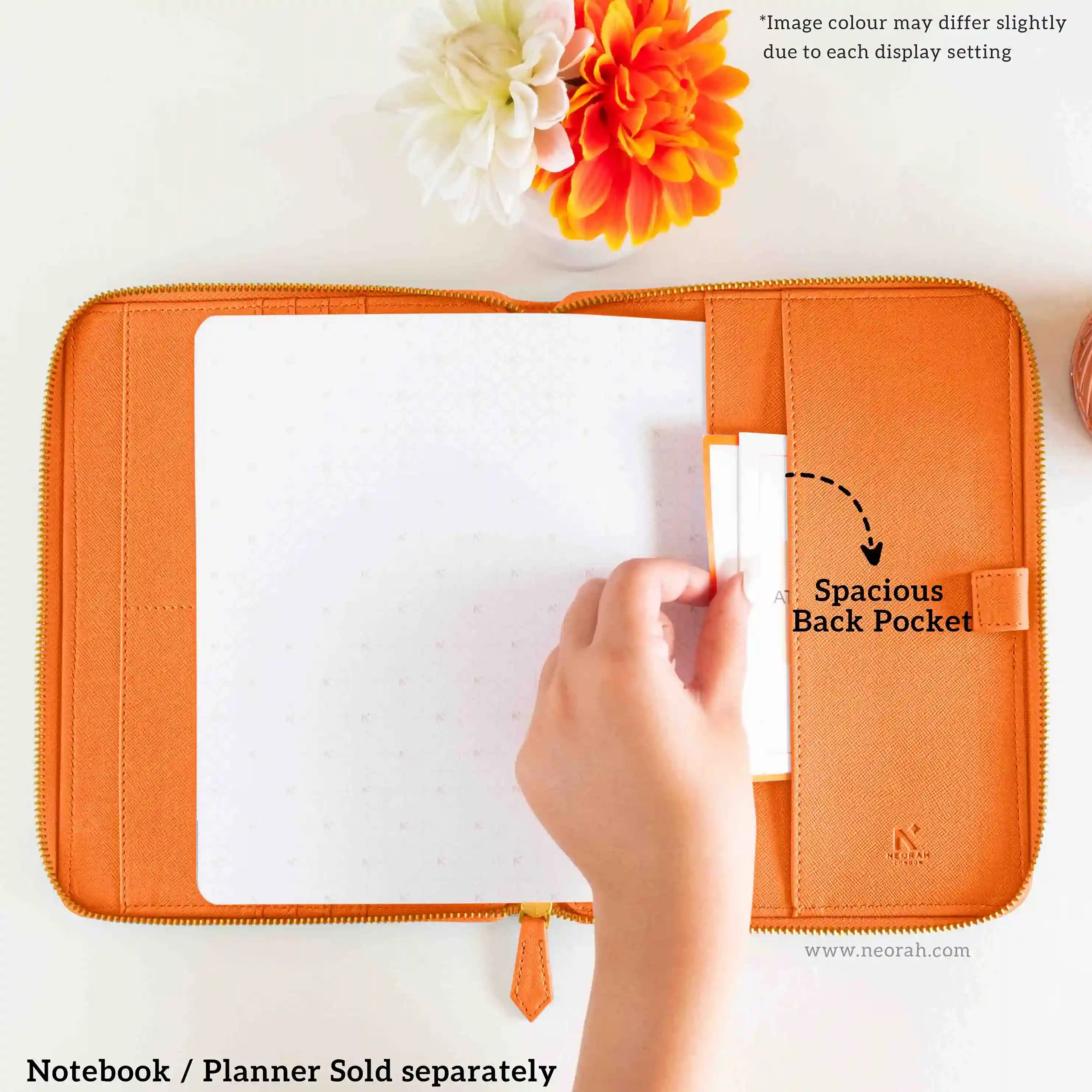 A5 - REFILLABLE QUILTED ORGANISER SLEEVE - ZIP - Image 176