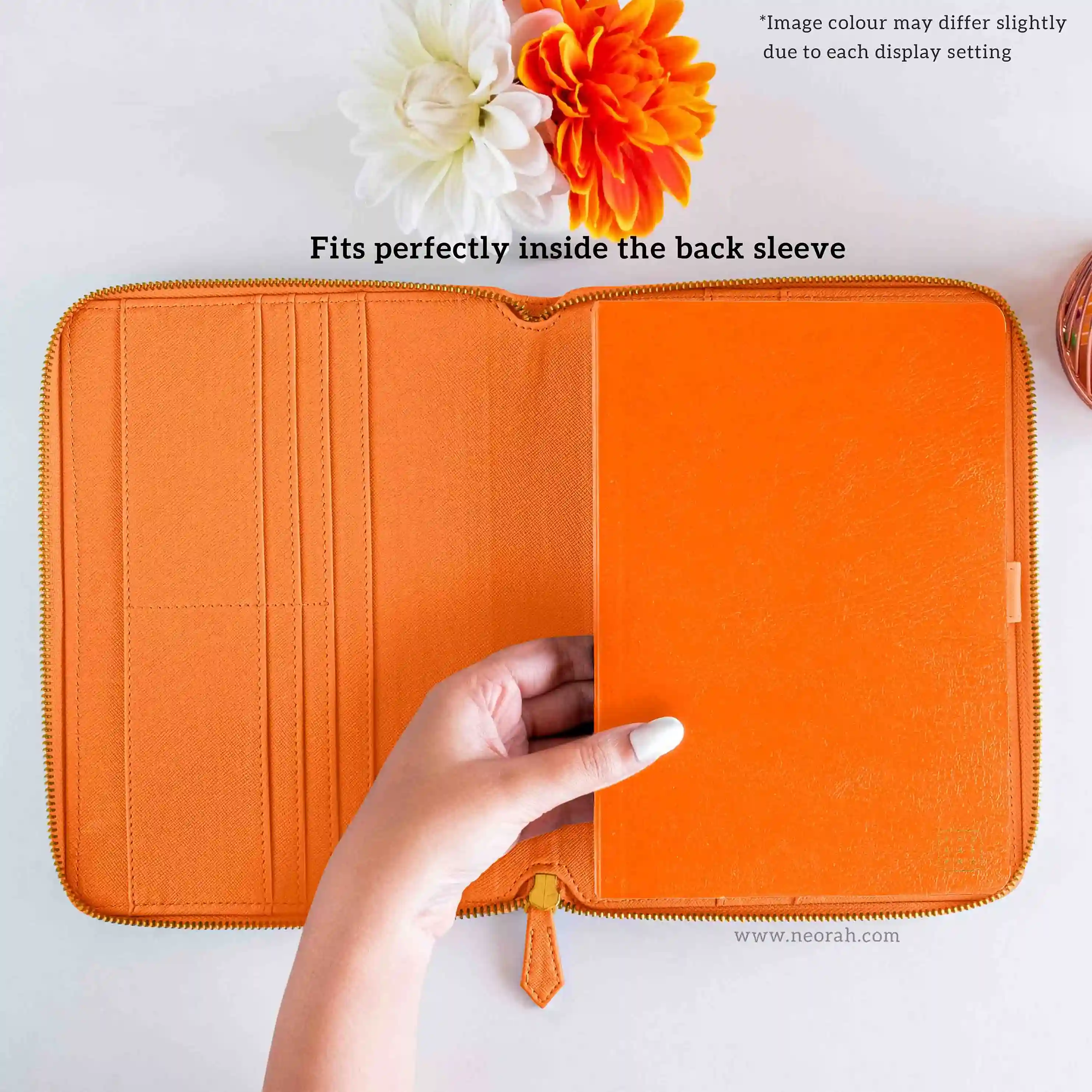 A5 - REFILLABLE QUILTED ORGANISER SLEEVE - ZIP - Image 180