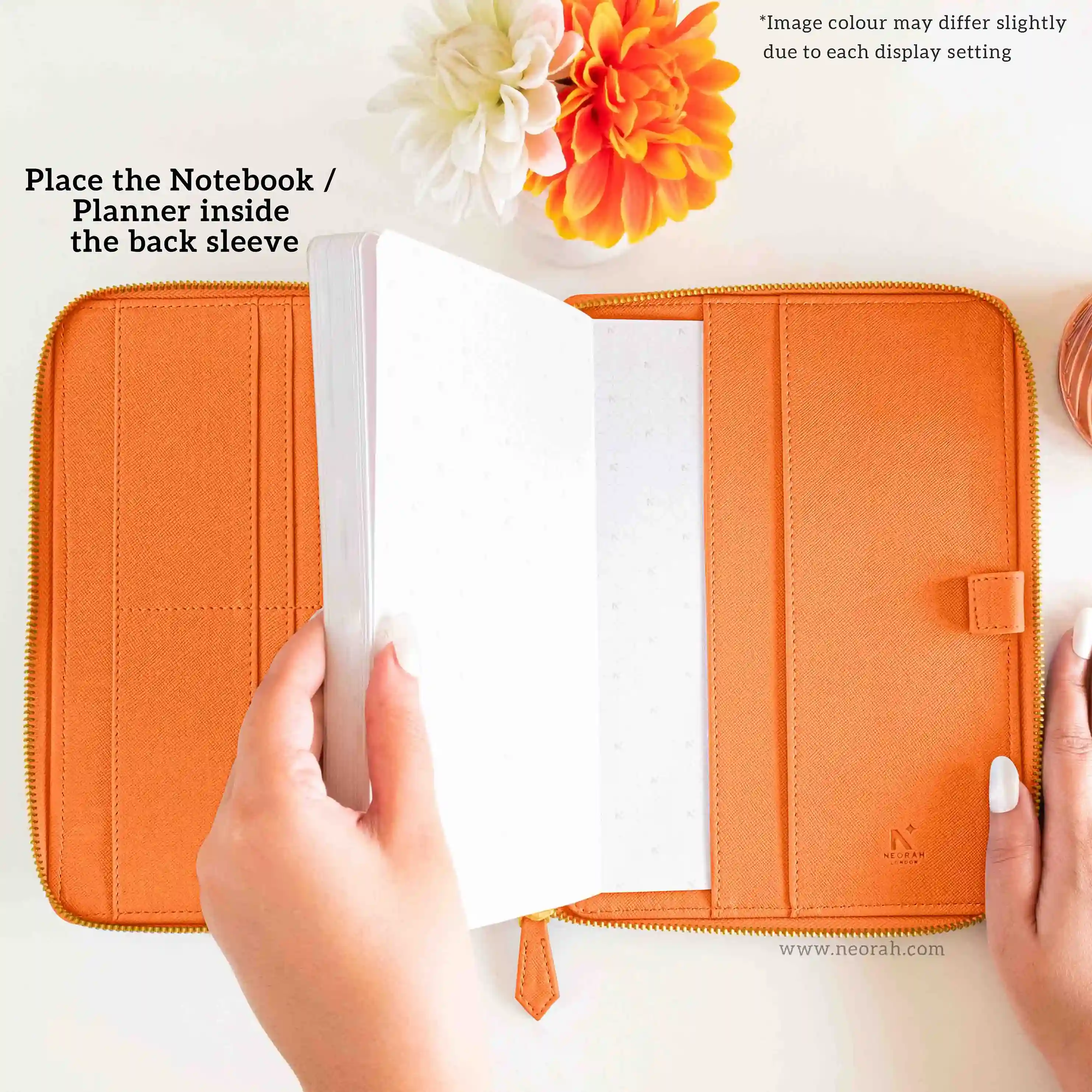 A5 - REFILLABLE QUILTED ORGANISER SLEEVE - ZIP - Image 182