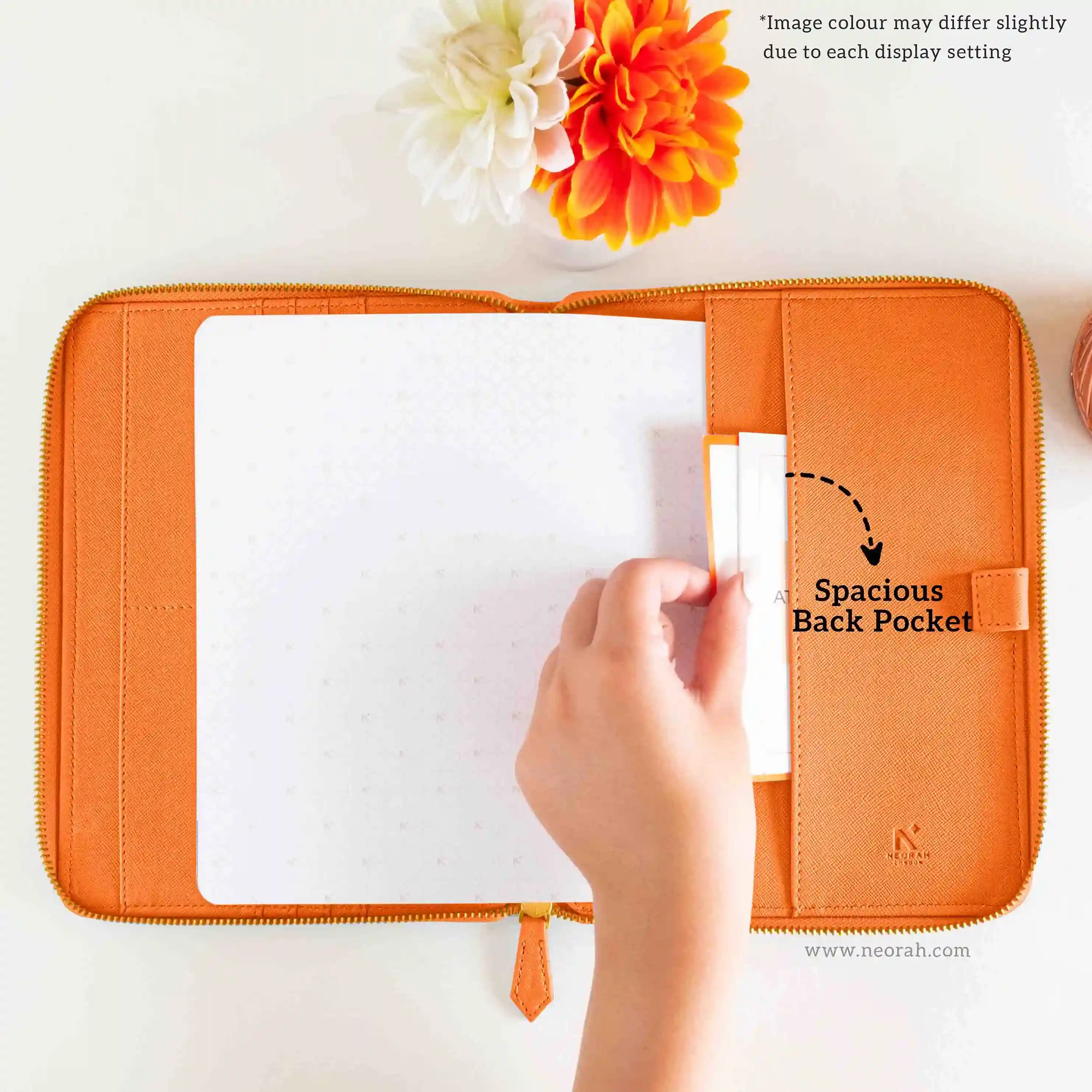 A5 - REFILLABLE QUILTED ORGANISER SLEEVE - ZIP - Image 183