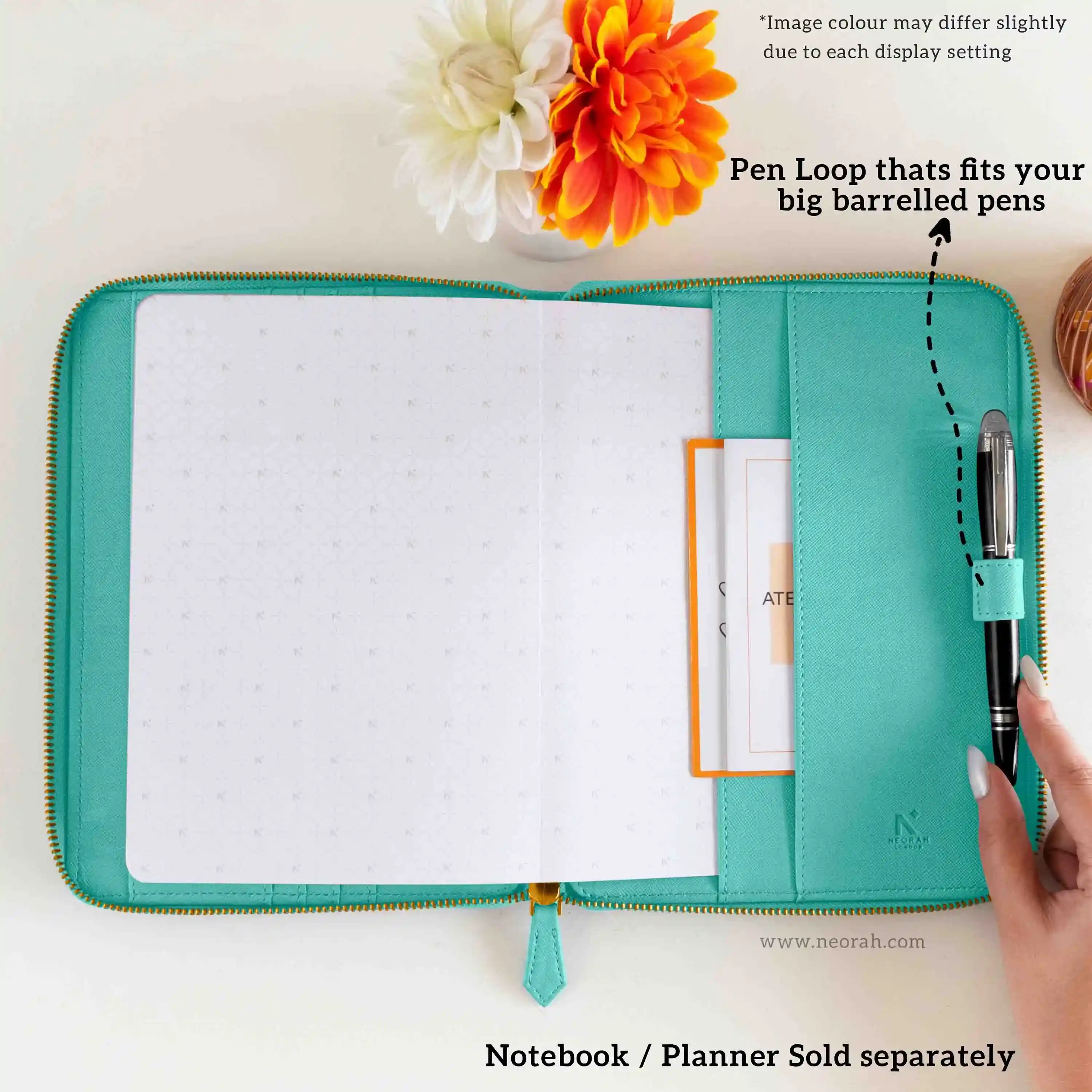 A5 - REFILLABLE QUILTED ORGANISER SLEEVE - ZIP - Image 193