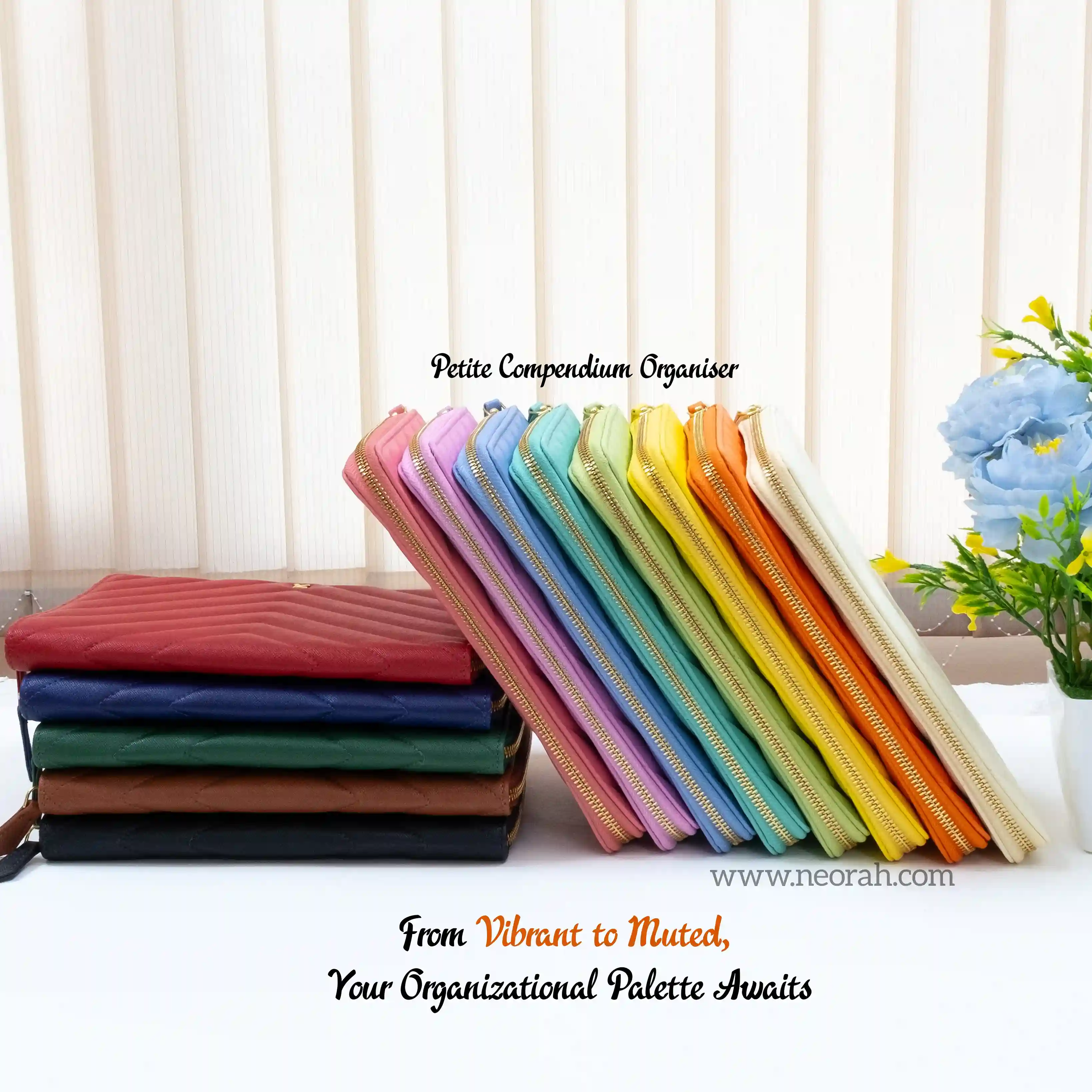 A5 - REFILLABLE QUILTED ORGANISER SLEEVE - ZIP - Image 205