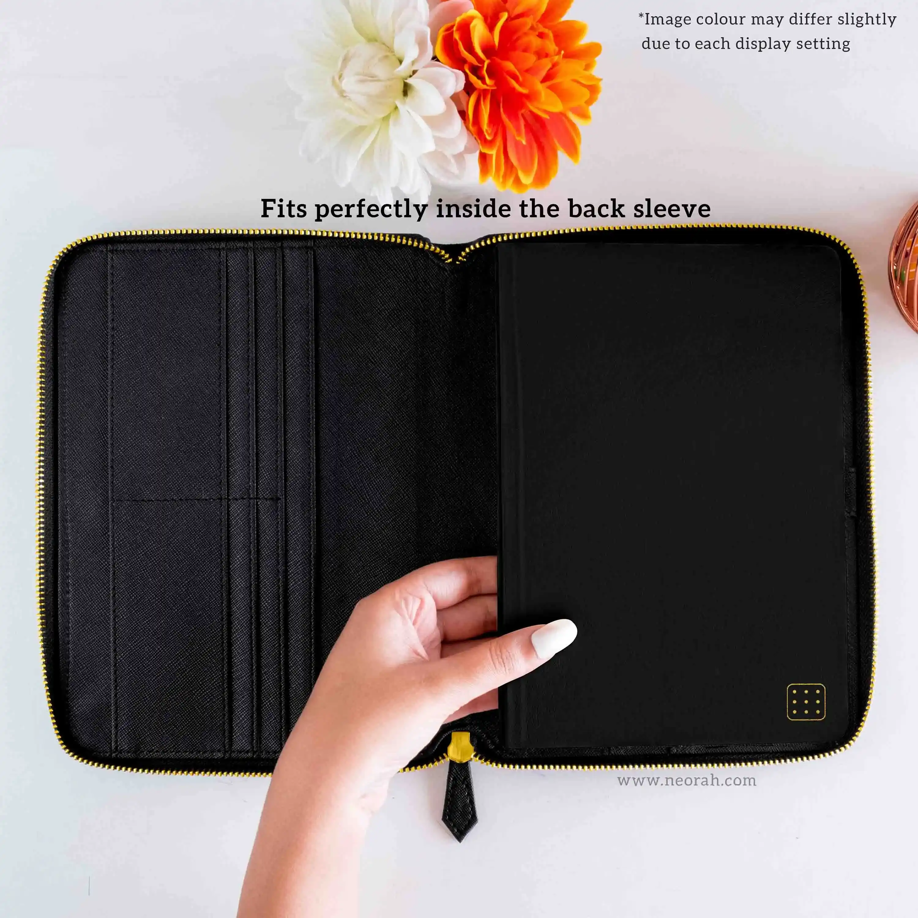 A5 - REFILLABLE QUILTED ORGANISER SLEEVE - ZIP - Image 29