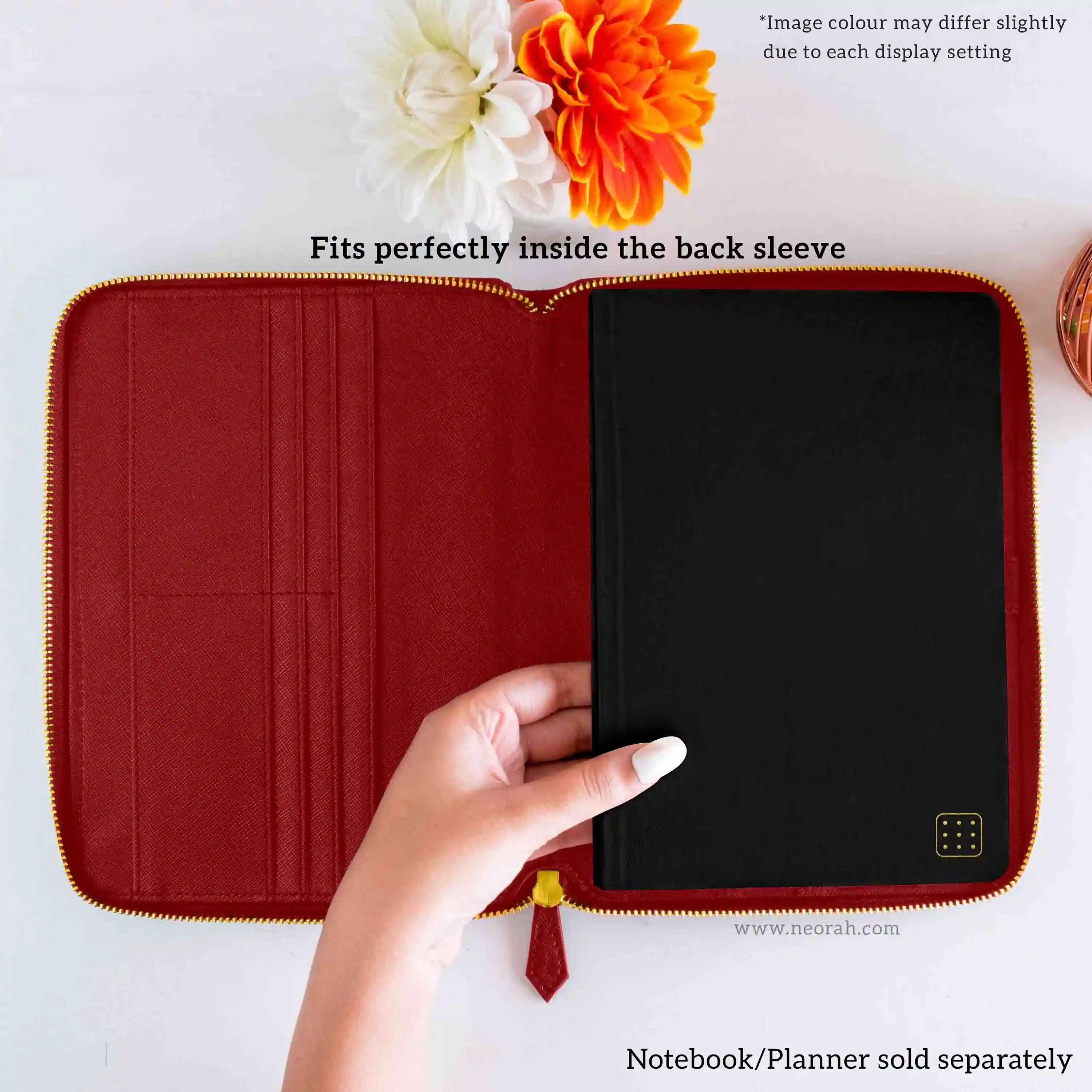 A5 - REFILLABLE QUILTED ORGANISER SLEEVE - ZIP - Image 53