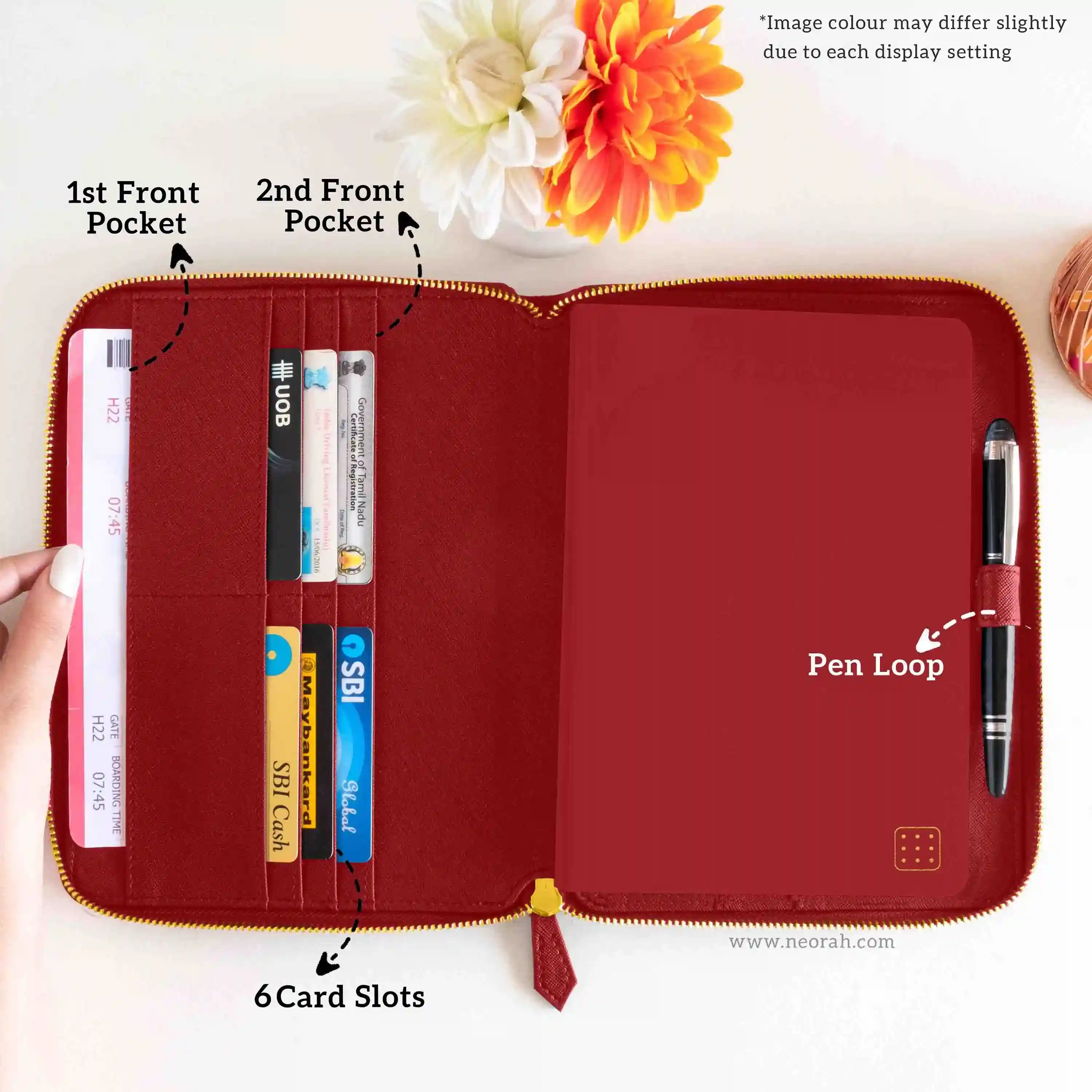 A5 - REFILLABLE QUILTED ORGANISER SLEEVE - ZIP - Image 59