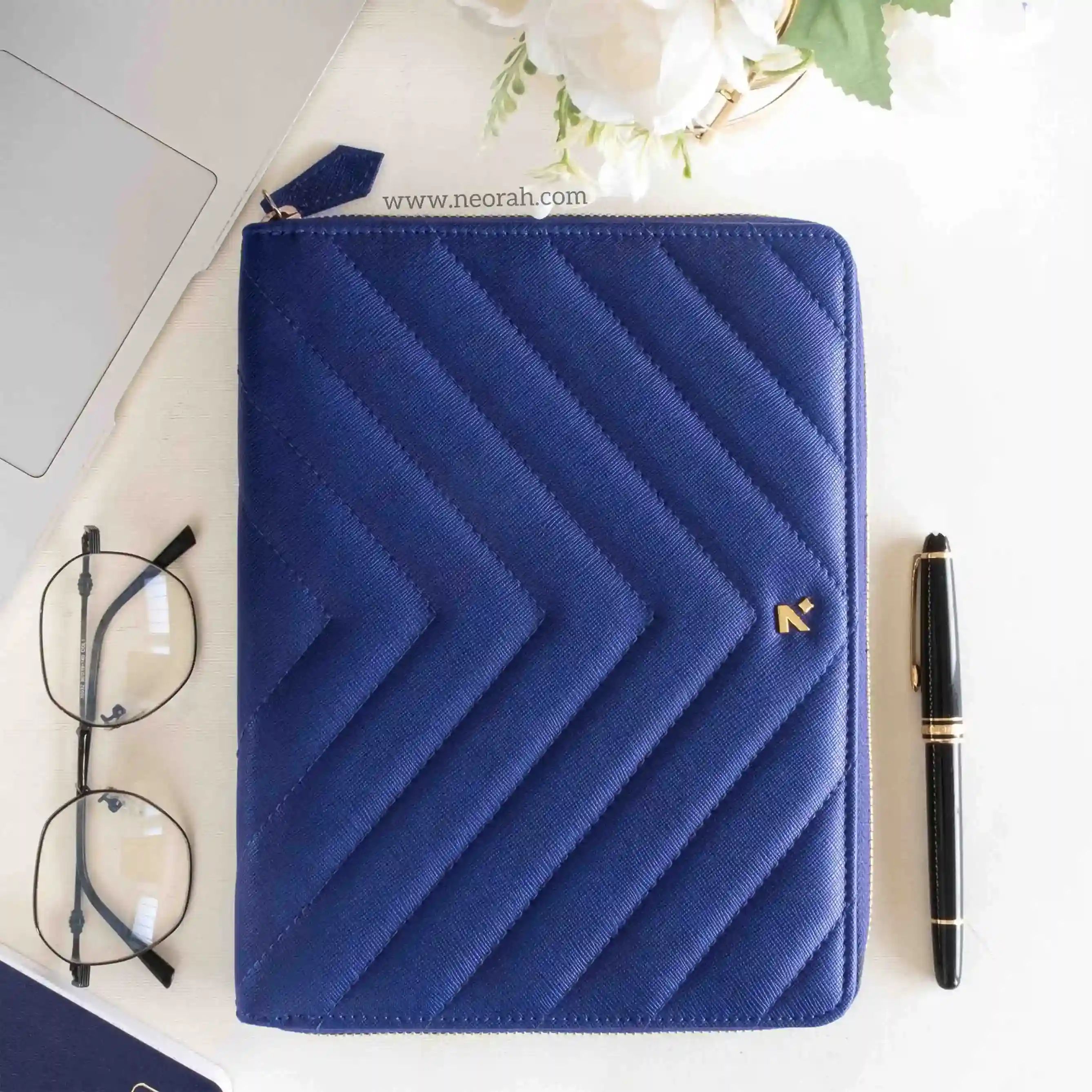 A5 - REFILLABLE QUILTED ORGANISER SLEEVE - ZIP - Image 72
