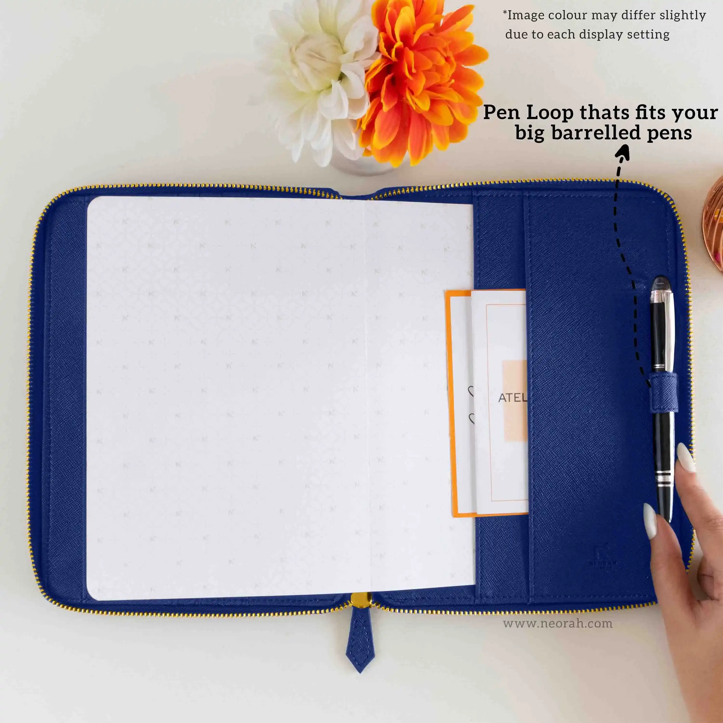 A5 - REFILLABLE QUILTED ORGANISER SLEEVE - ZIP - Image 78
