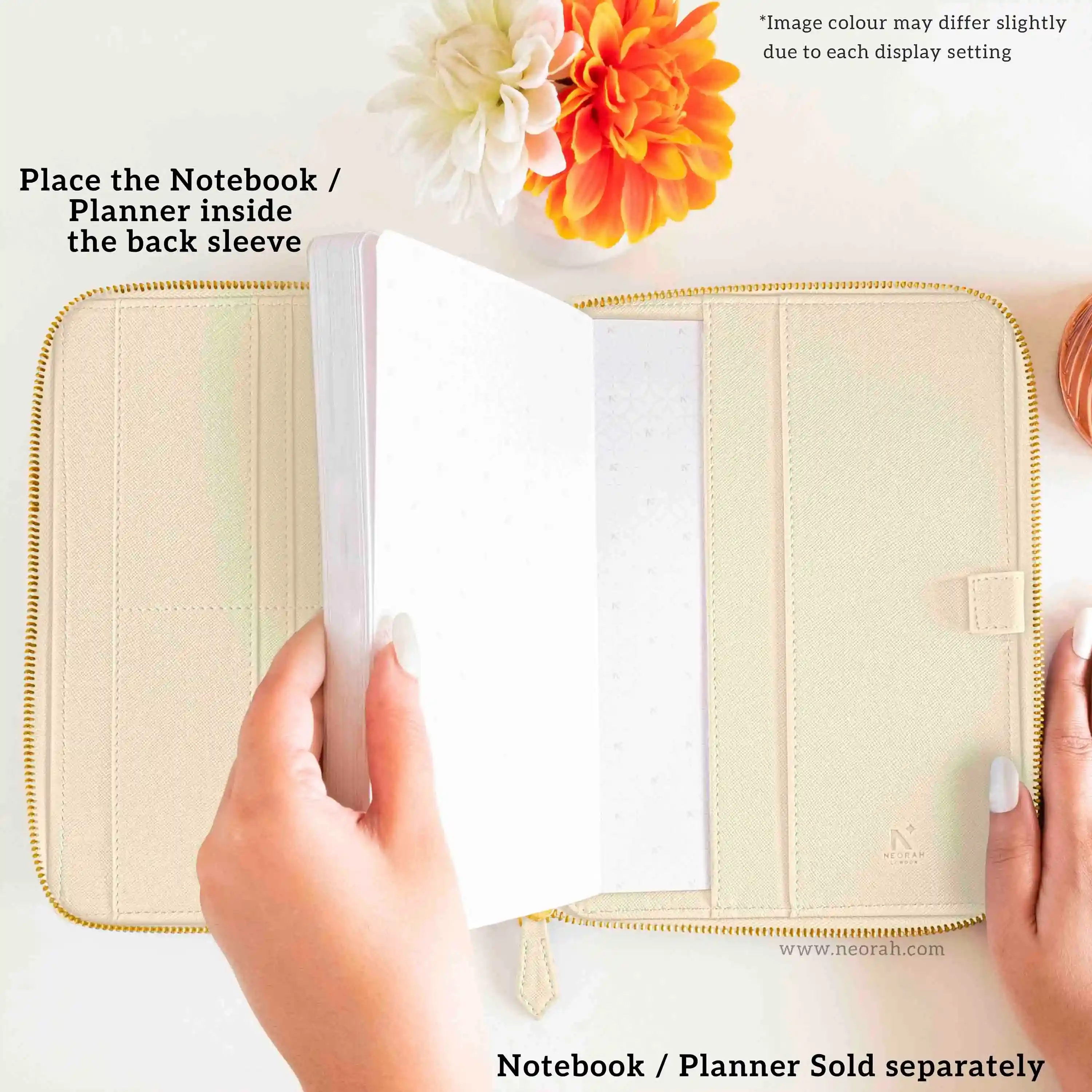 A5 - REFILLABLE QUILTED ORGANISER SLEEVE - ZIP - Image 84