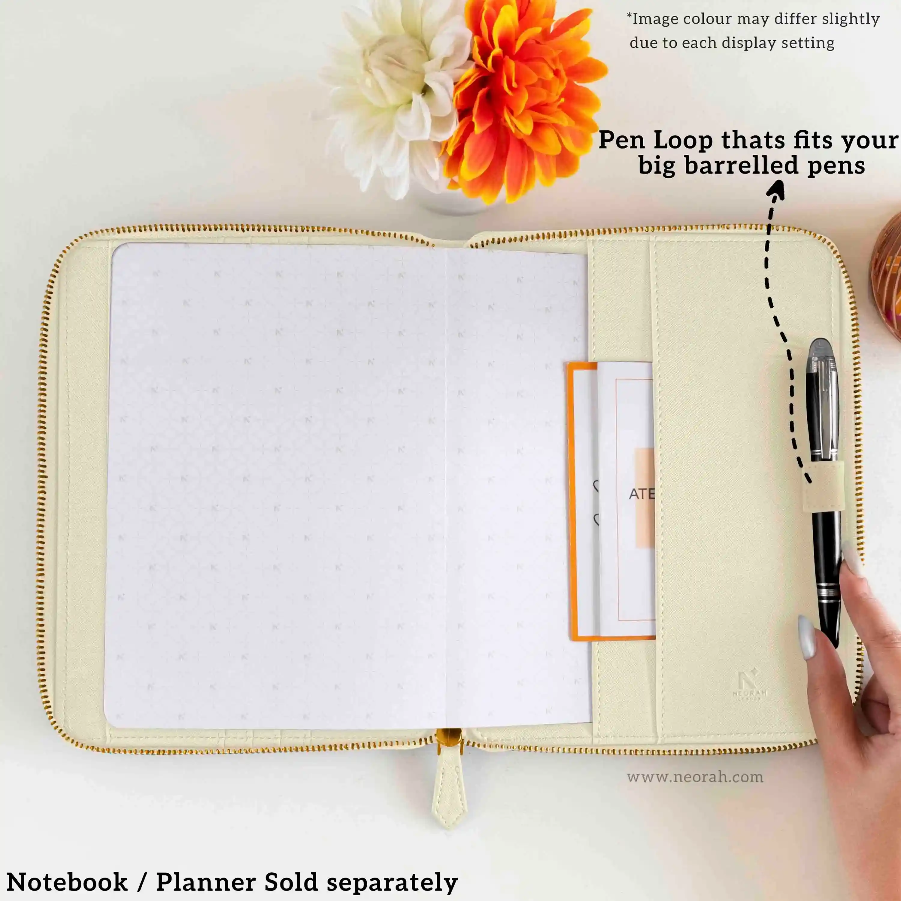 A5 - REFILLABLE QUILTED ORGANISER SLEEVE - ZIP - Image 86