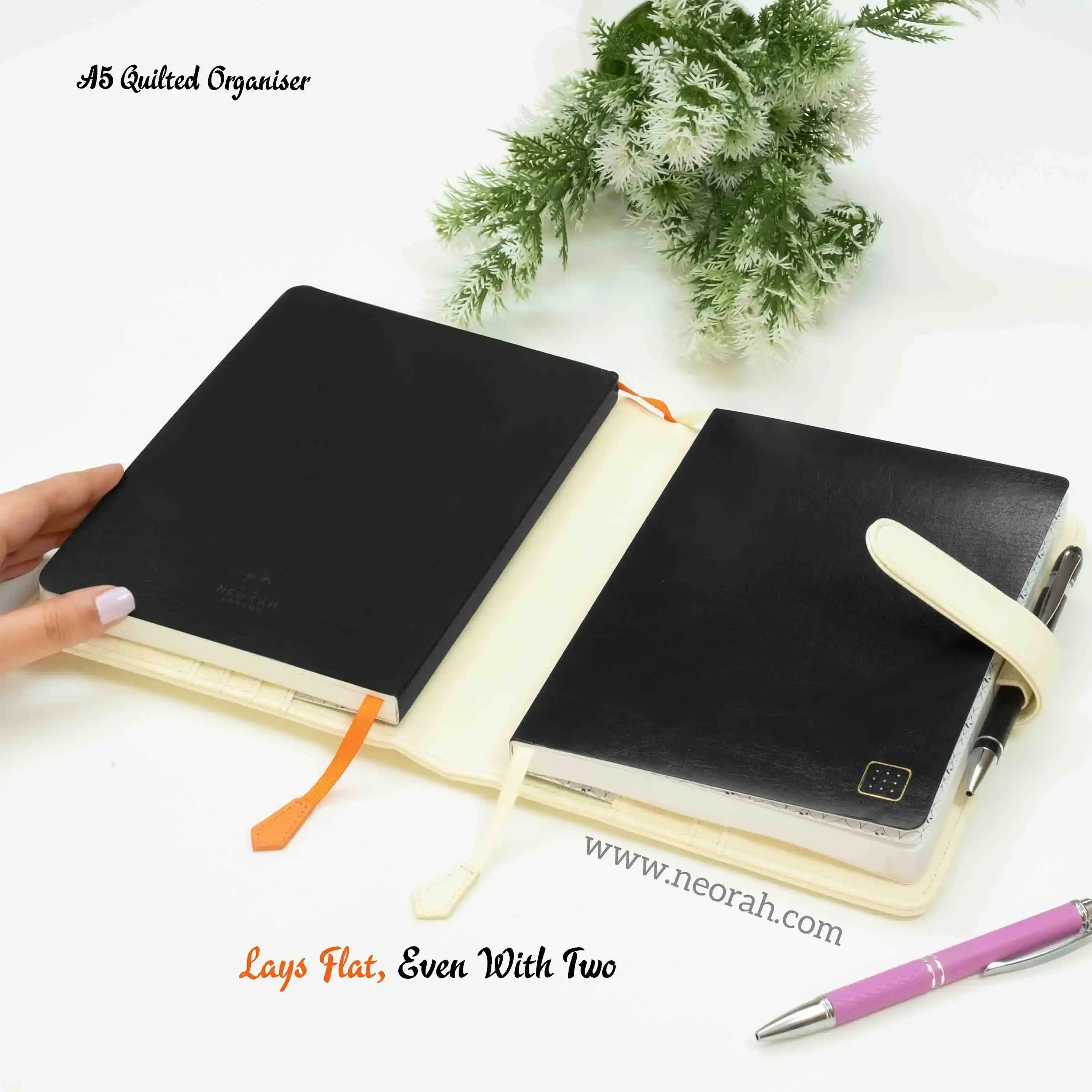 A5 - REFILLABLE QUILTED ORGANISER SLEEVE WITH LOOP - Image 10