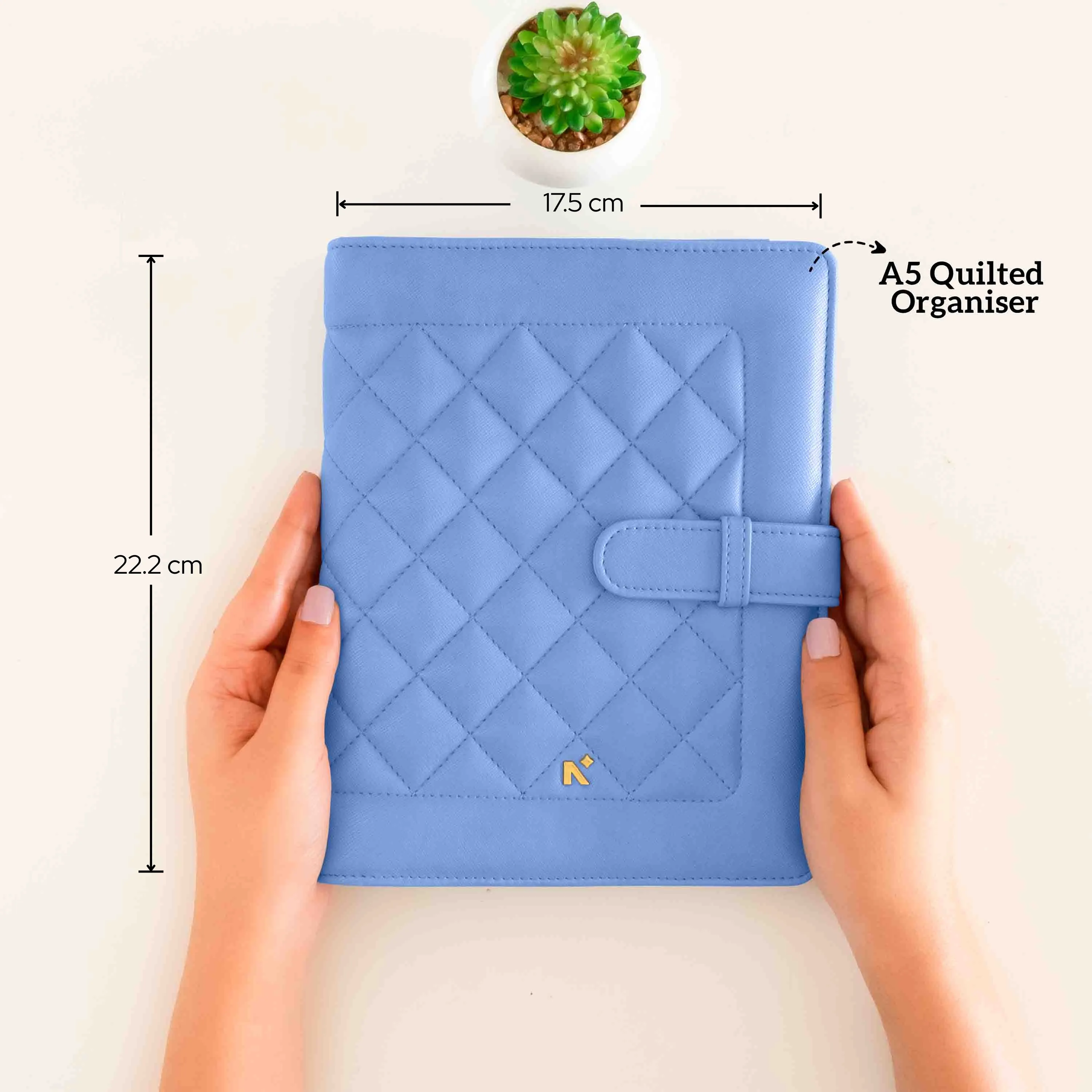 A5 - REFILLABLE QUILTED ORGANISER SLEEVE WITH LOOP - Image 15