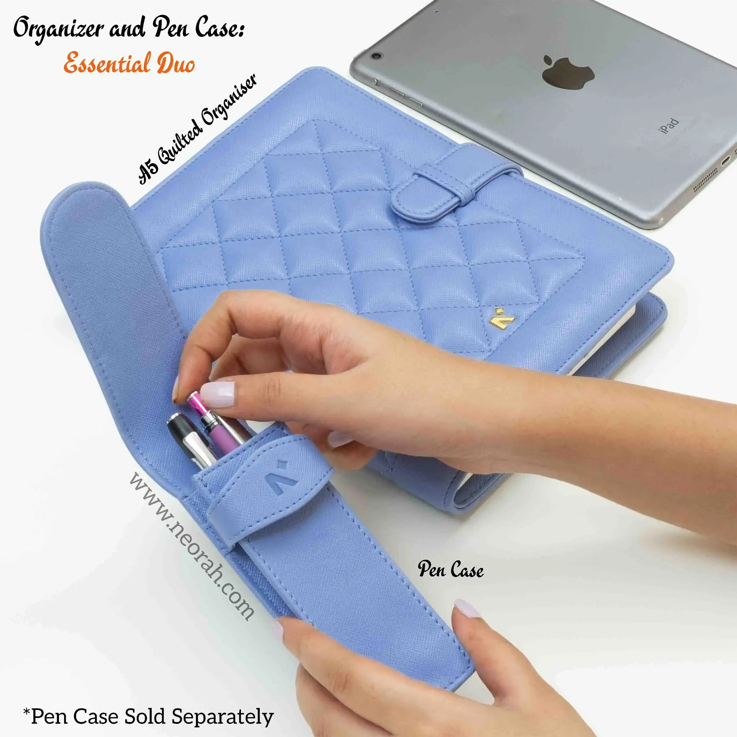 A5 - REFILLABLE QUILTED ORGANISER SLEEVE WITH LOOP - Image 26
