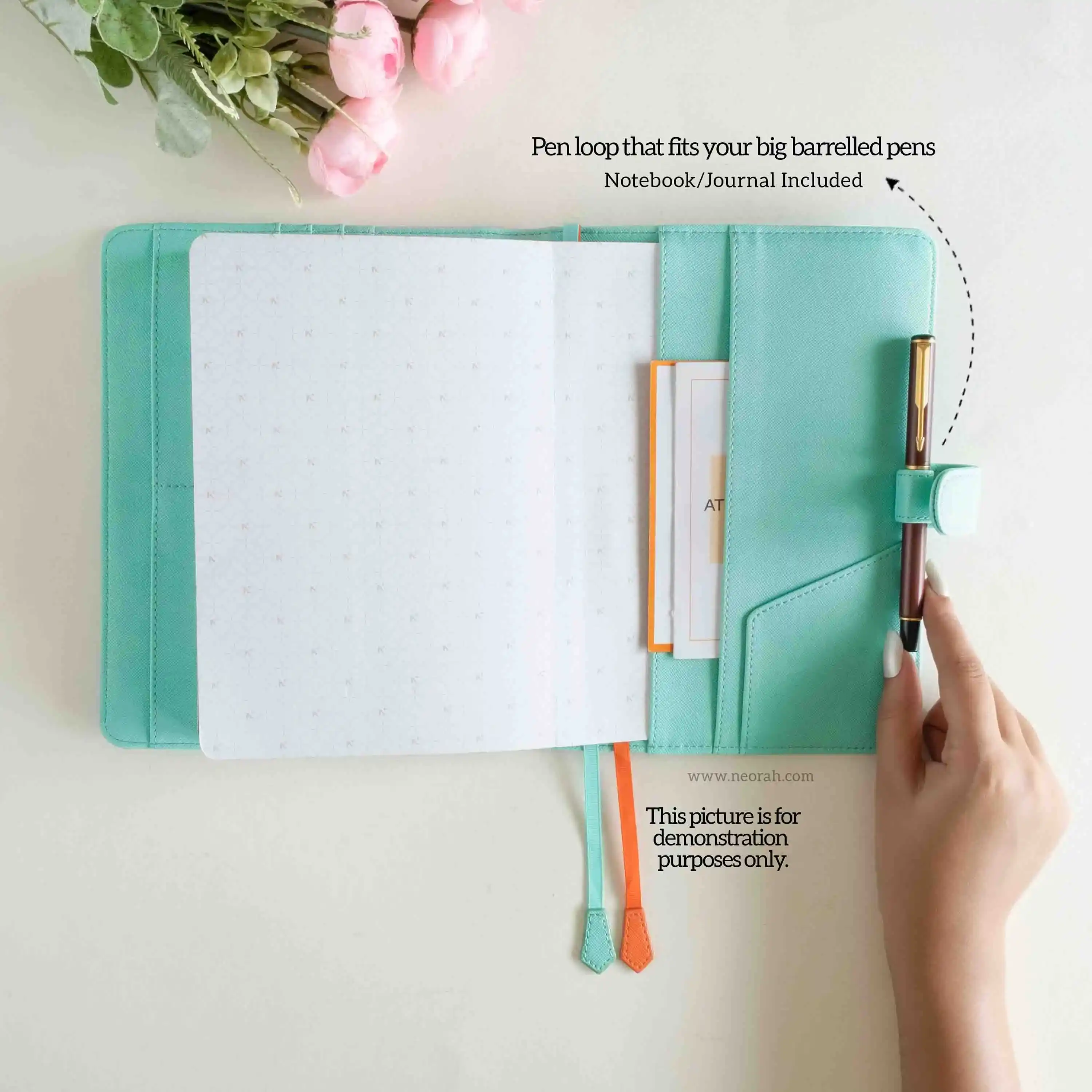 A5 - REFILLABLE QUILTED ORGANISER SLEEVE WITH LOOP - Image 31
