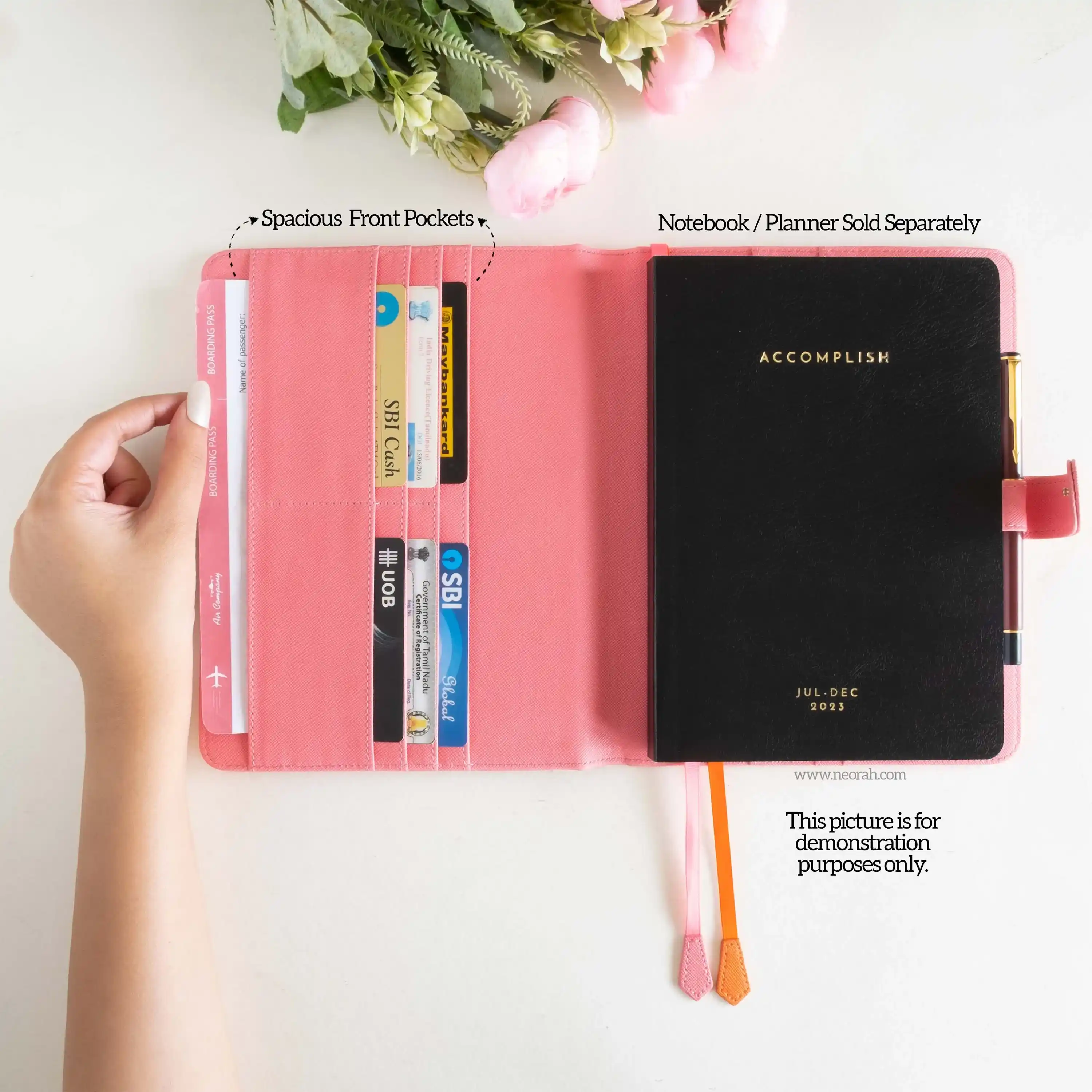 A5 - REFILLABLE QUILTED ORGANISER SLEEVE WITH LOOP - Image 60