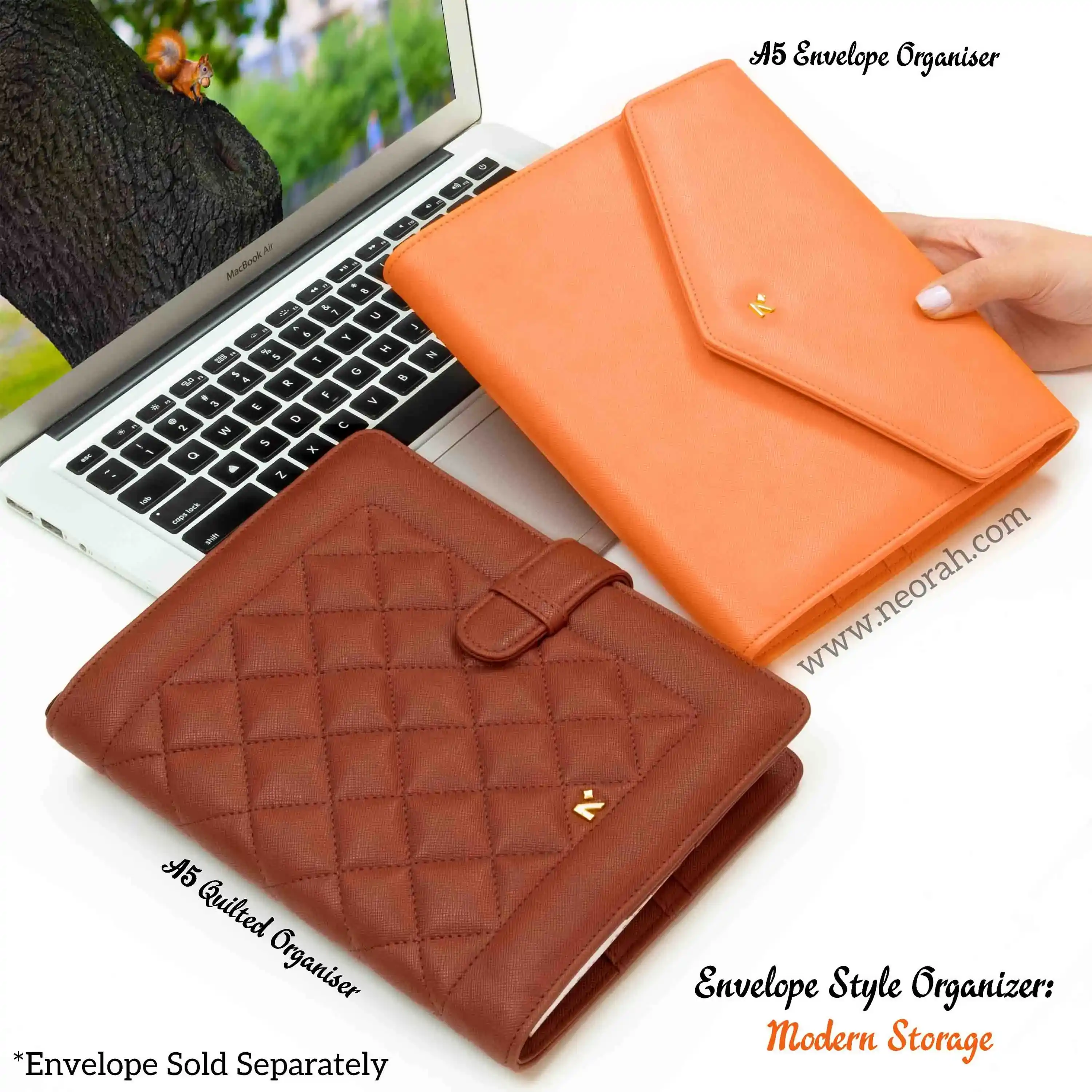 A5 - REFILLABLE QUILTED ORGANISER SLEEVE WITH LOOP - Image 86