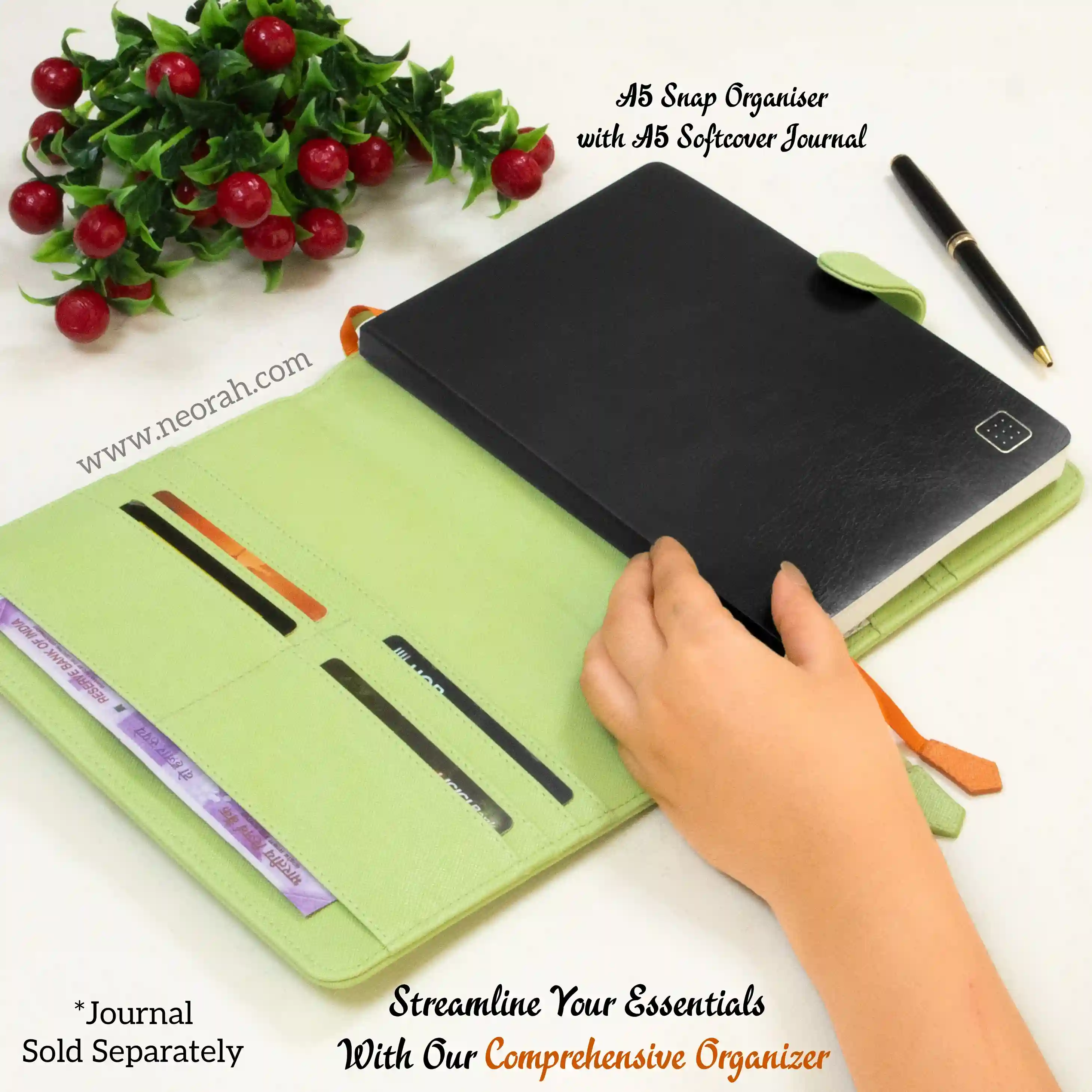 A5 - REFILLABLE ORGANISER SLEEVE - SNAP BUTTON - Image 138