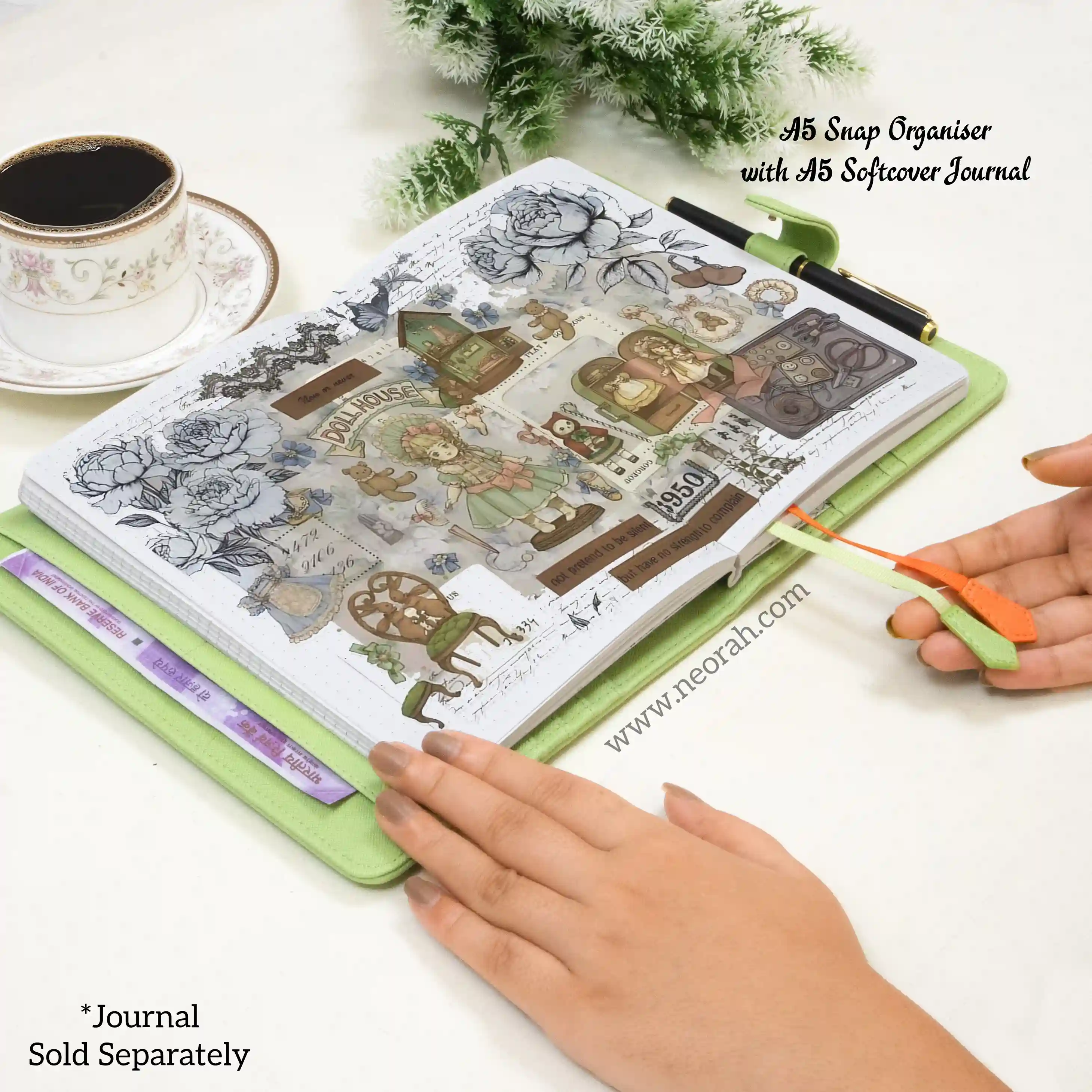 A5 - REFILLABLE ORGANISER SLEEVE - SNAP BUTTON - Image 145