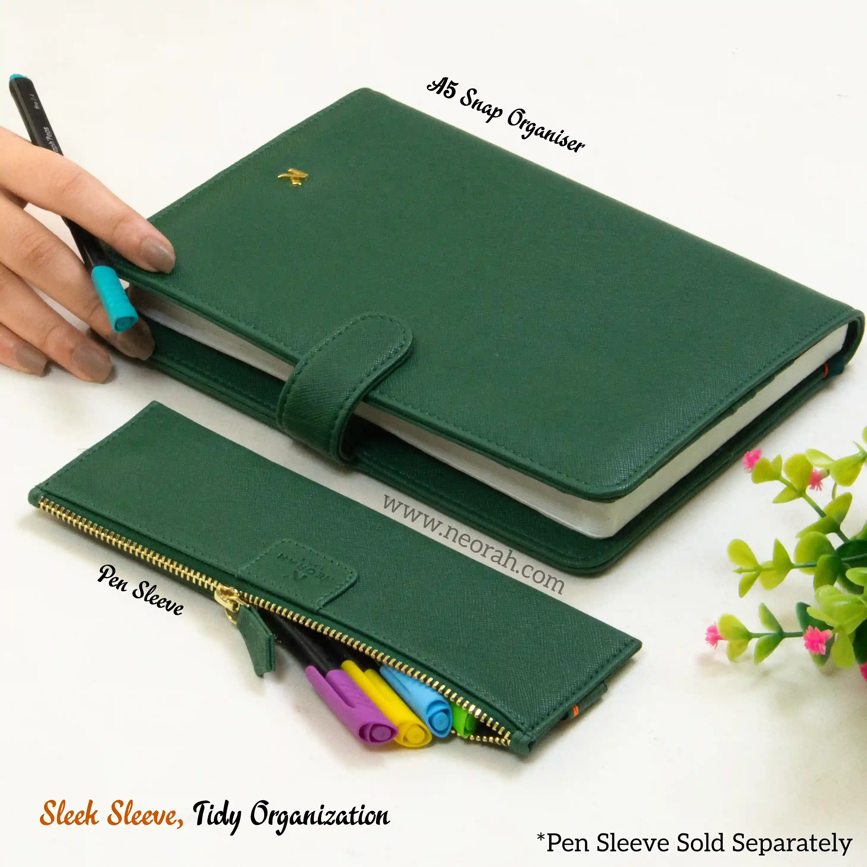 A5 - REFILLABLE ORGANISER SLEEVE - SNAP BUTTON - Image 153